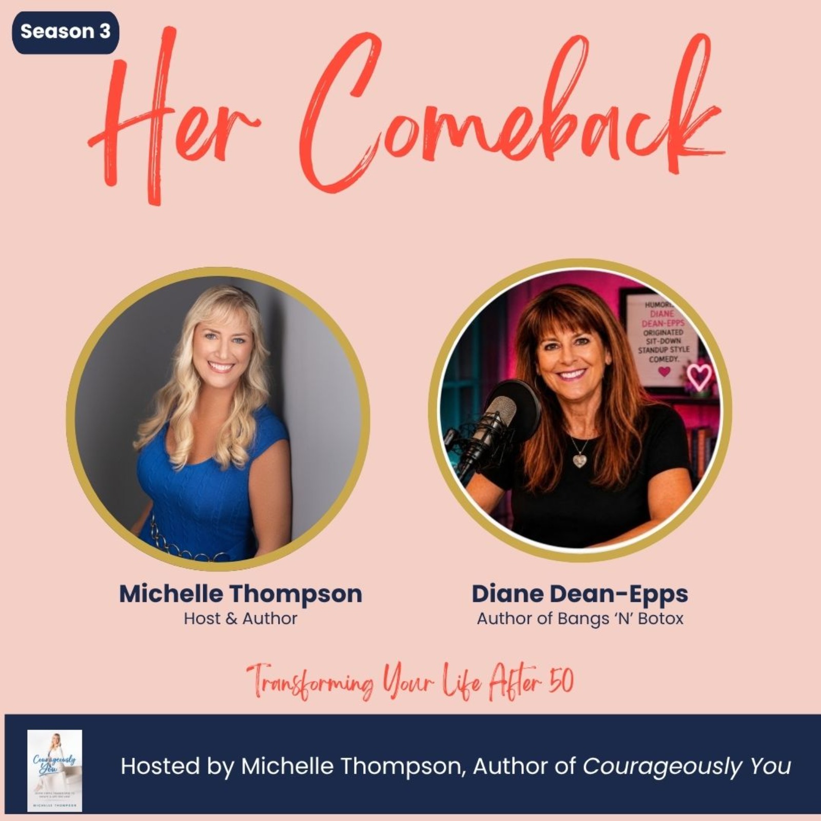 Bangs, Botox, and the Never Pause: Aging with Humor with Diane Dean-Epps