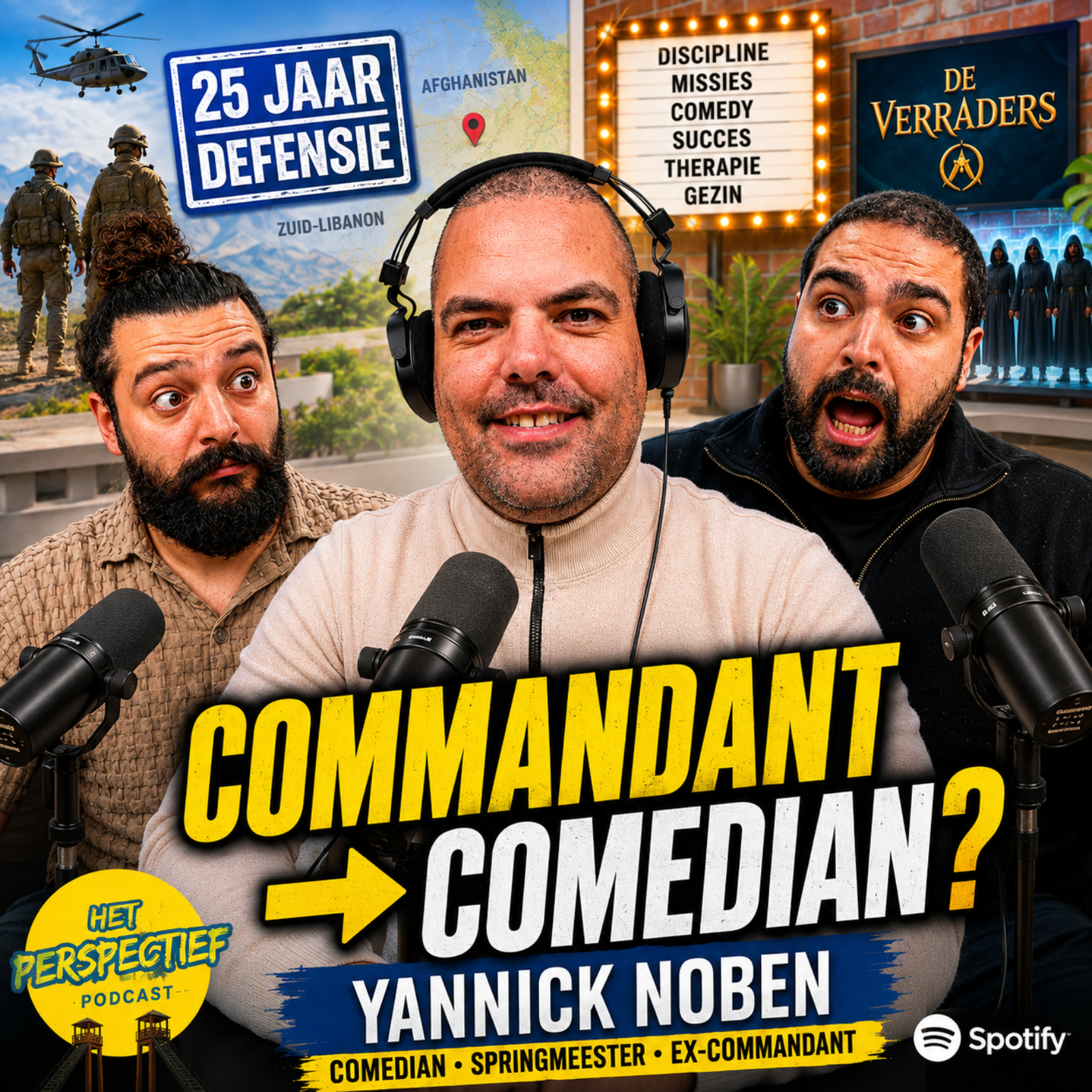 Yannick Noben — 25 jaar commandant, nu de militaire comedian van Vlaanderen