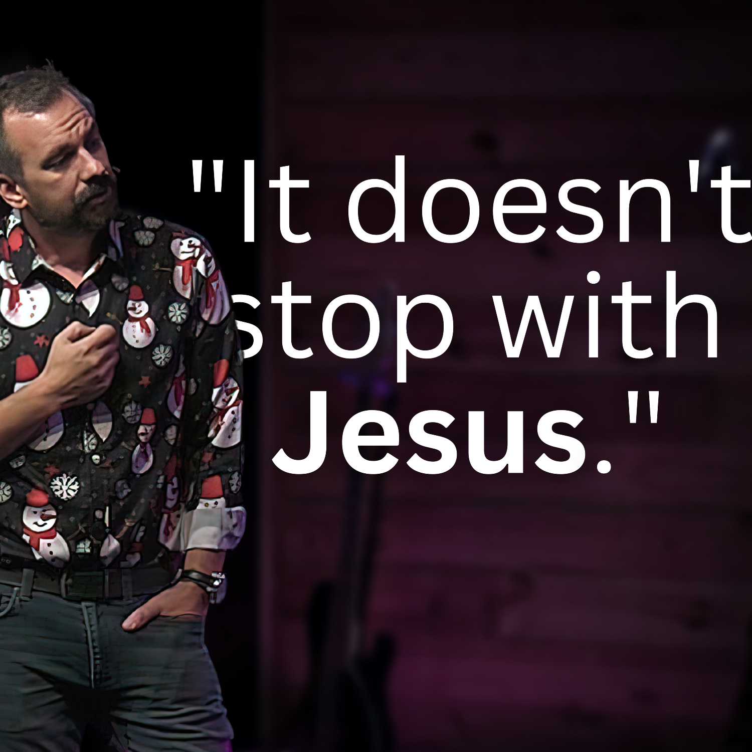 It doesn't stop with Jesus | Pastor Justin Senesi