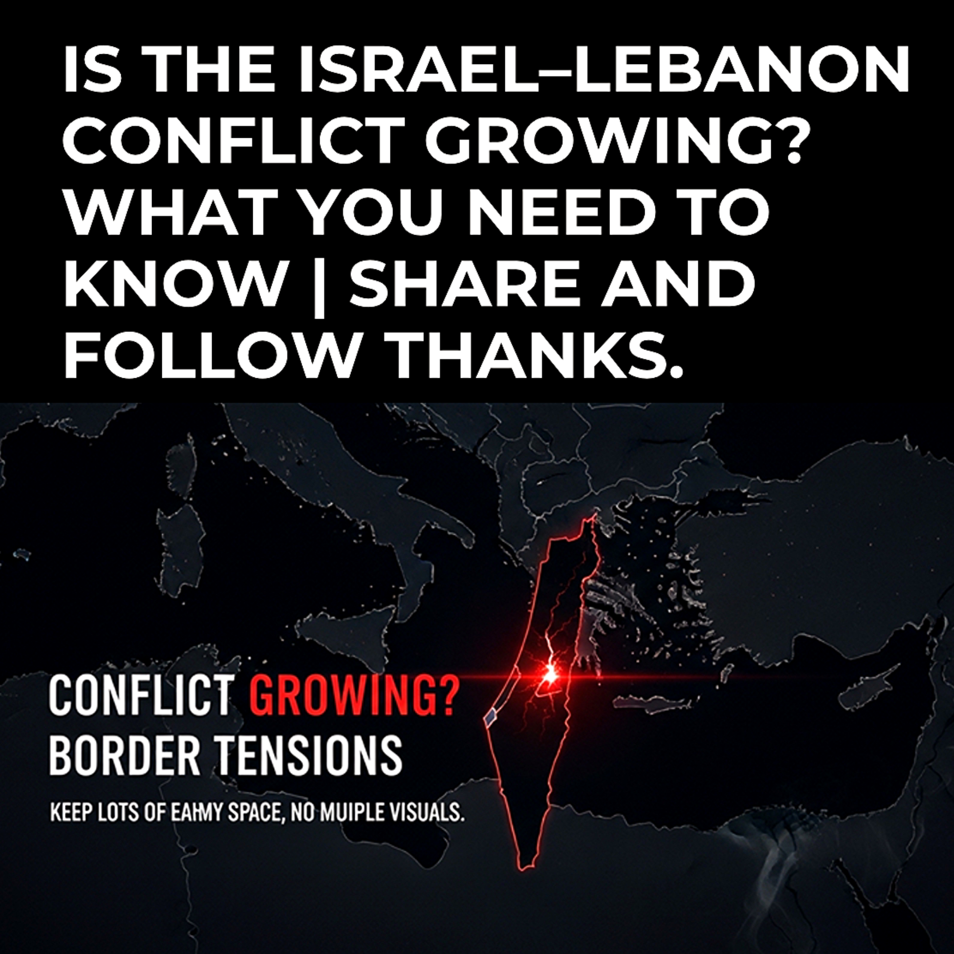 Is the Israel–Lebanon Conflict Growing? What You Need to Know | share and follow thanks. episode artwork