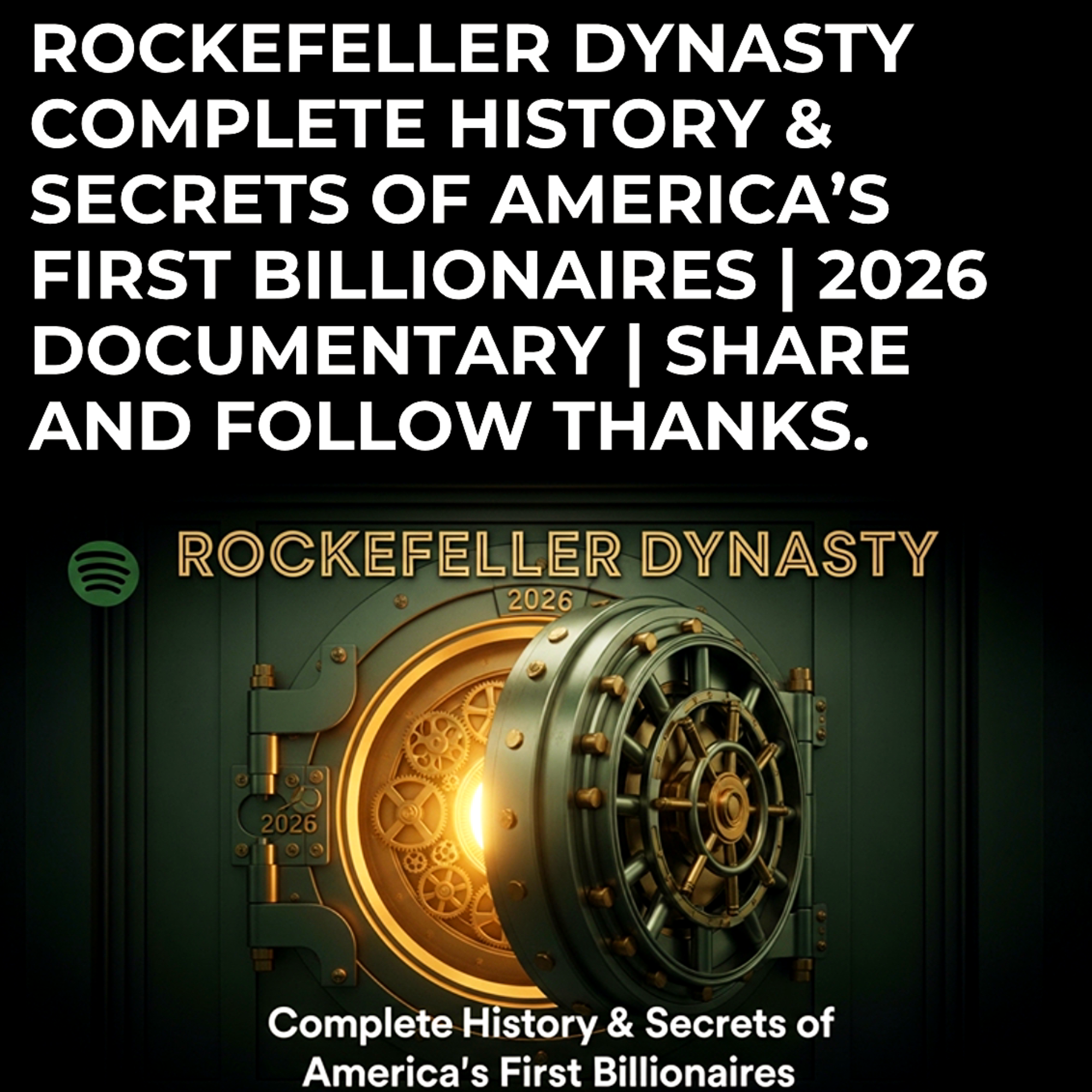 Rockefeller Dynasty Complete History & Secrets of America’s First Billionaires | 2026 Documentary | share and follow thanks. episode artwork