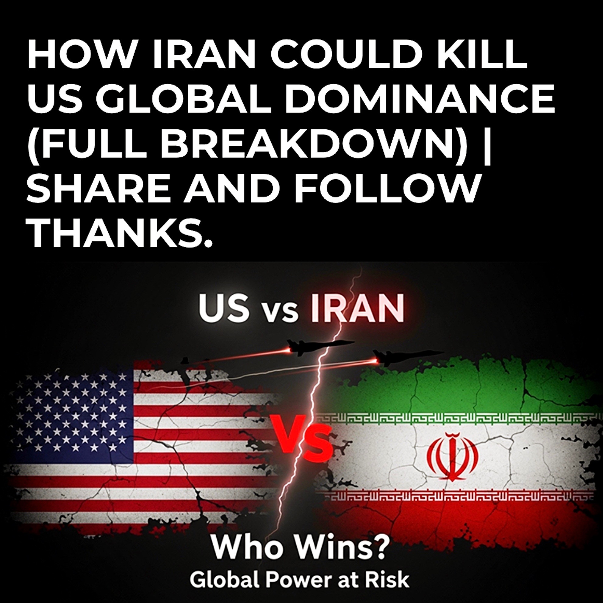 How Iran Could Kill US Global Dominance (Full Breakdown) | share and follow thanks. episode artwork