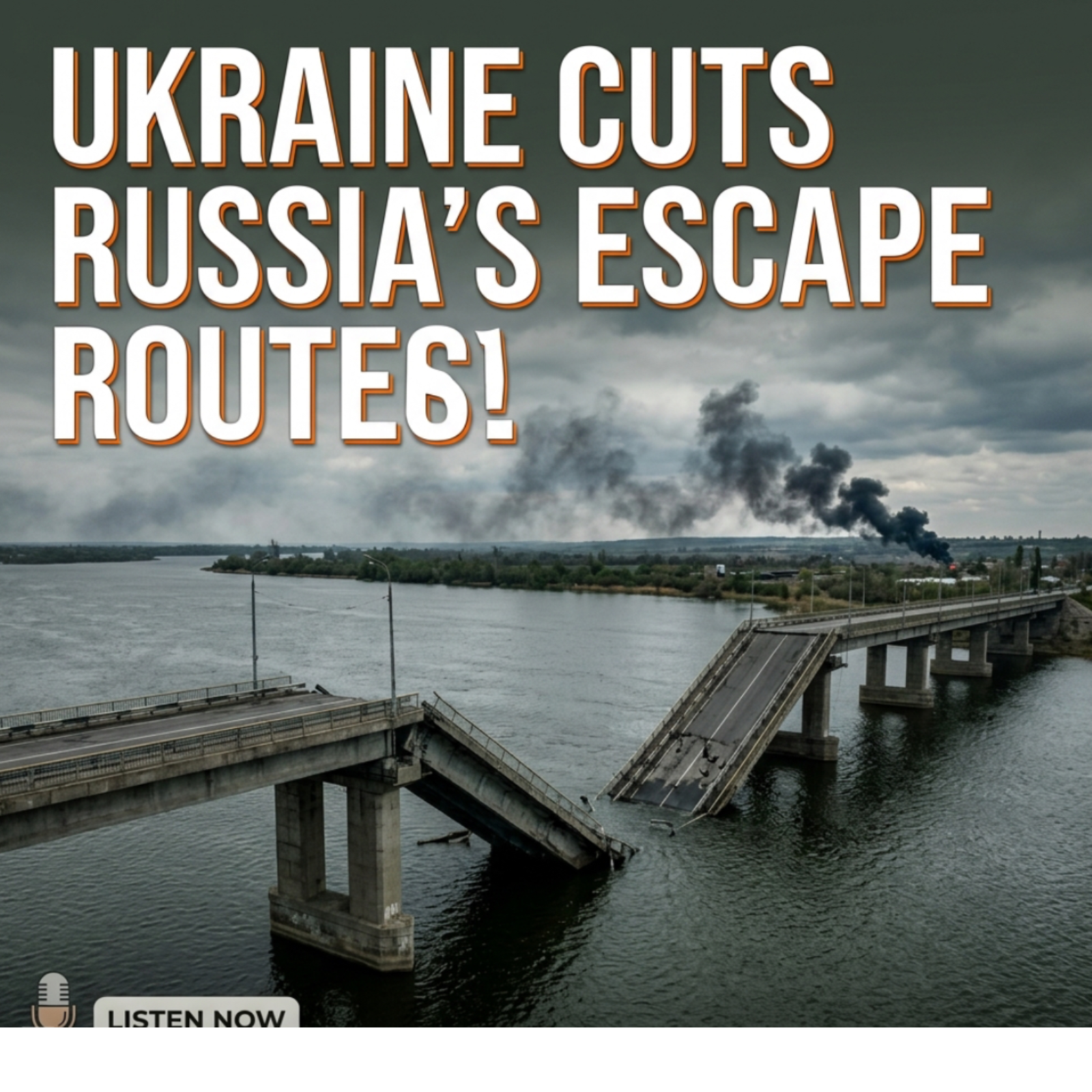 🎙️ Ukraine Destroyed Russia’s Escape Route .Please share, like and follow. Thank you. episode artwork