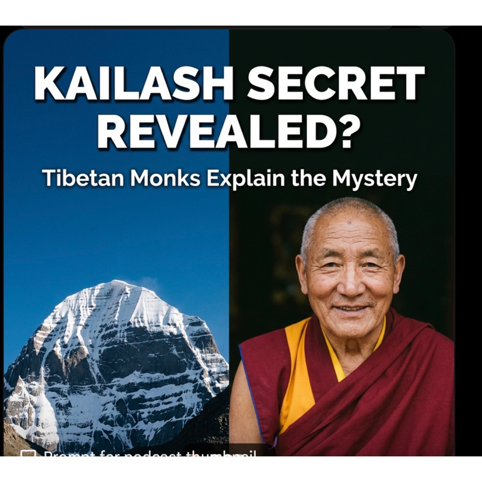 🎙️ Mount Kailash Secret Finally Revealed? | Tibetan Monks Explain the Mystery. Please share, like and follow. Thank you. episode artwork