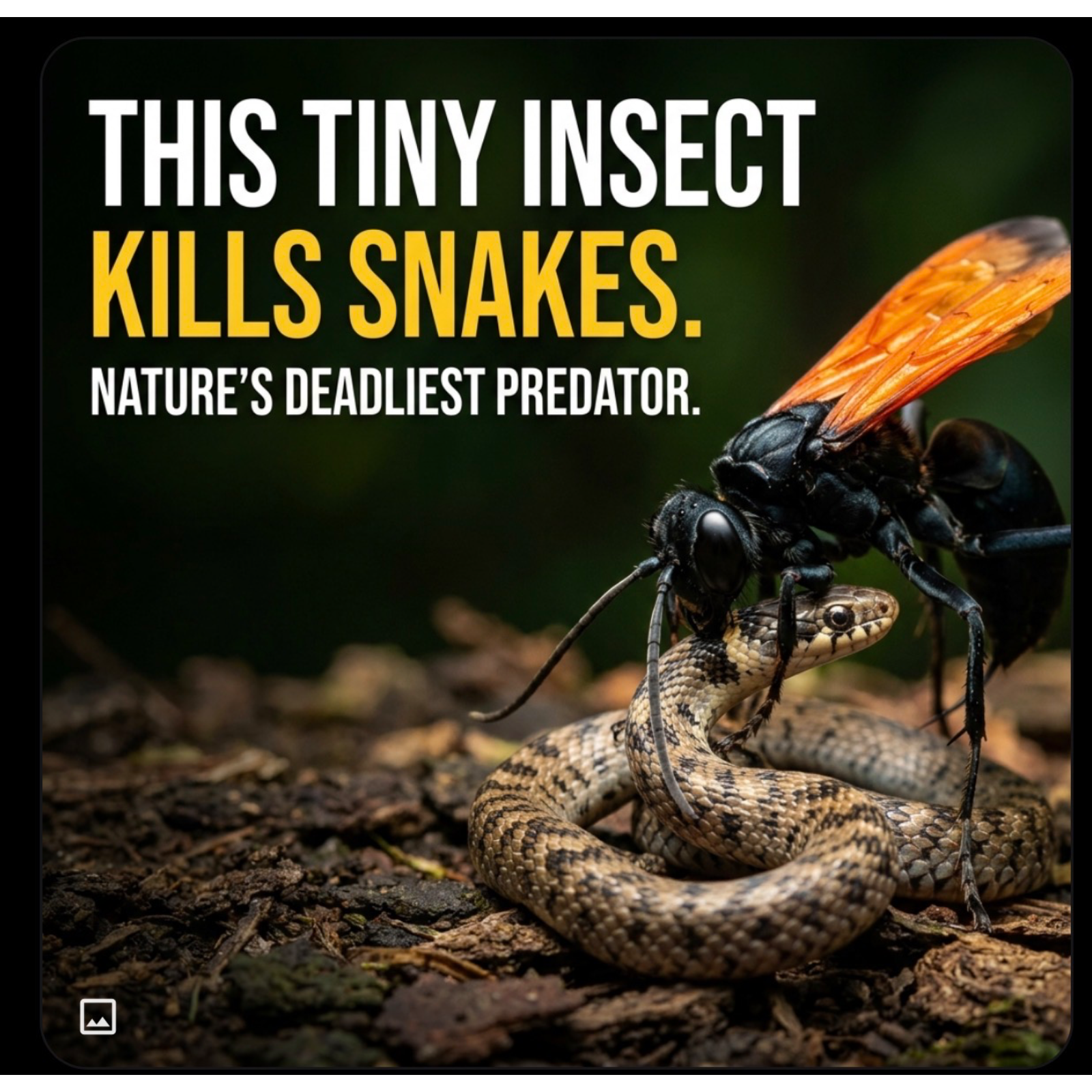 🎙️ This Tiny Insect Kills Snakes | Nature’s Deadliest Predator .Please share, like and follow. Thank you. episode artwork