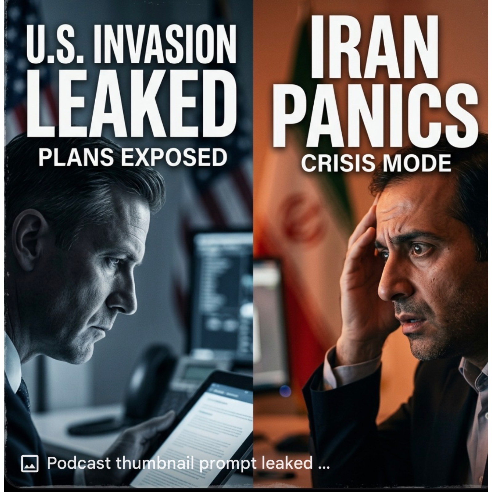 🎙️  U.S. Invasion Plan Leaked | Iran Panics. Please like, share , follow and comment. Thank you.  episode artwork
