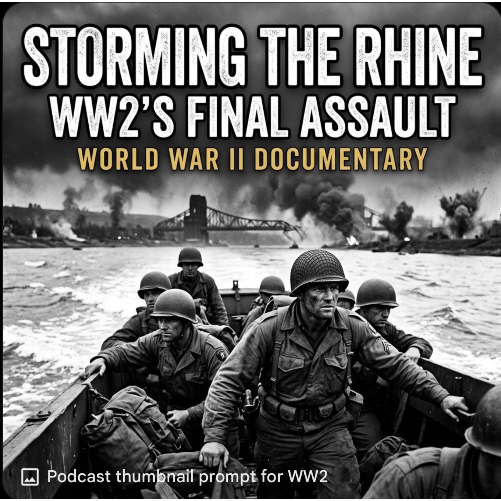 🎙️ Storming the Rhine: WW2’s Final Assault | World War II Documentary. Please like, share , follow and comment. Thank you.  episode artwork