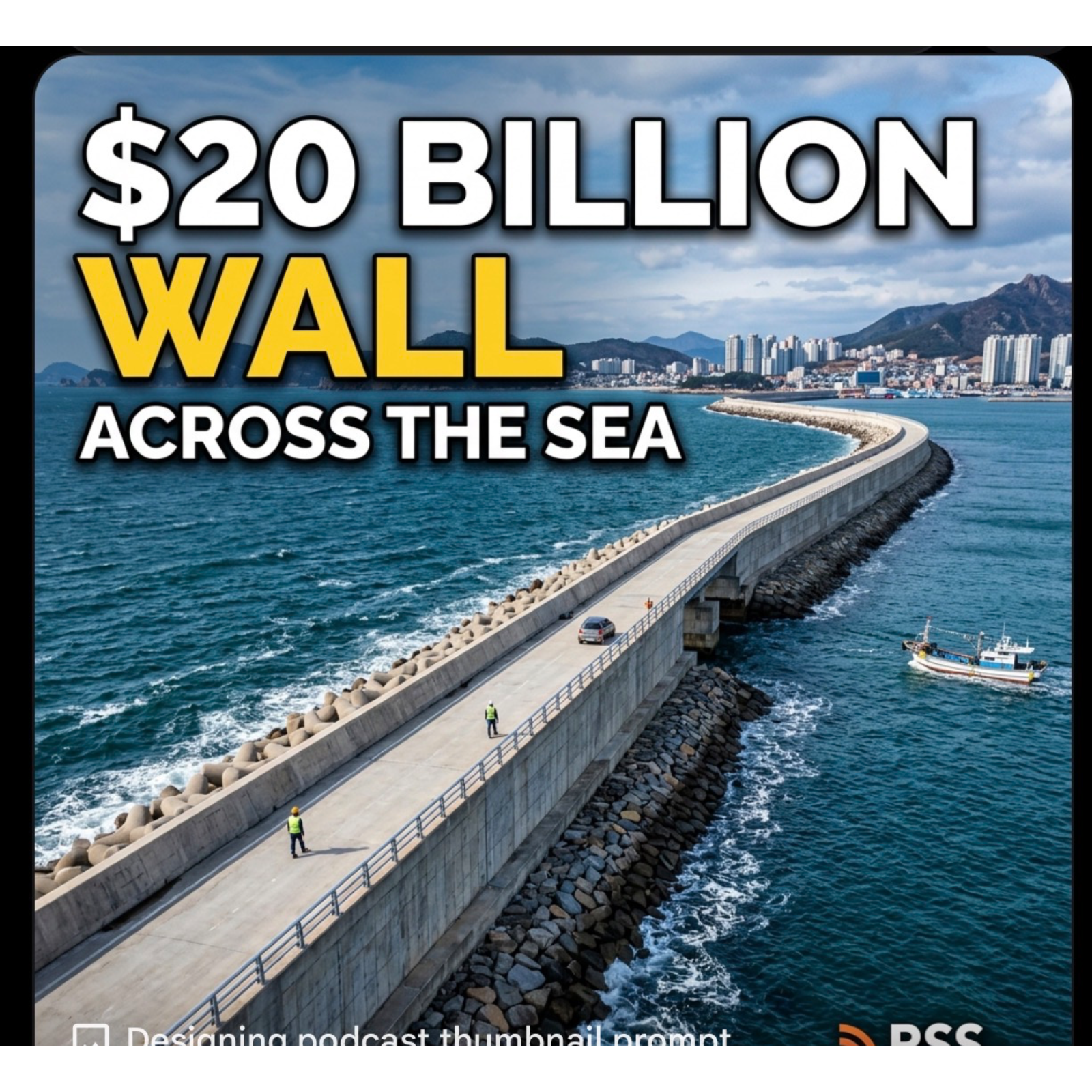 ️ South Korea’s $20 Billion Wall Across the Sea Please like, share , follow and comment. Thank you. episode artwork