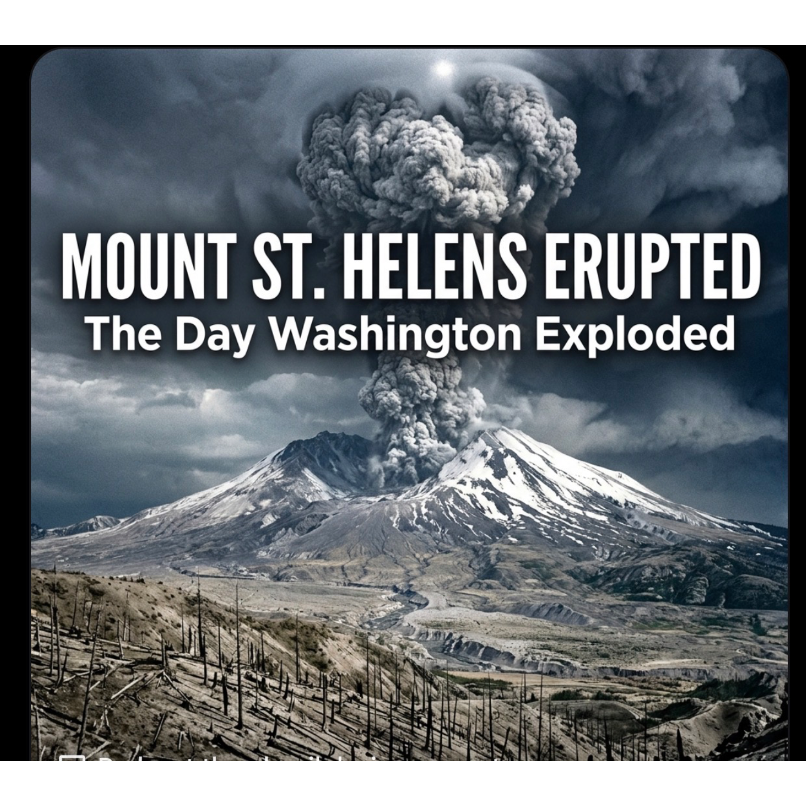 🎙️ Mount St. Helens Erupted: The Day Washington Exploded .Please like, share , follow and comment. Thank you. episode artwork