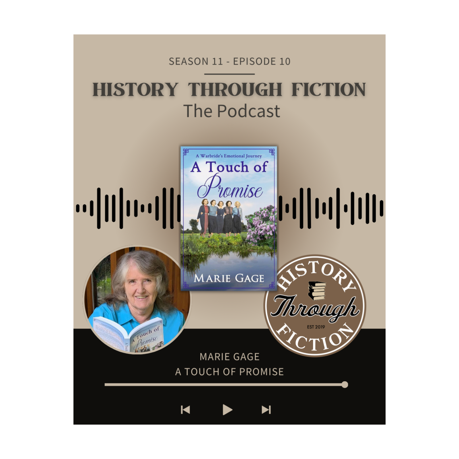 Marie Gage on War Brides, Sisterhood, and the Aftermath of WWII in A Touch of Promise episode artwork