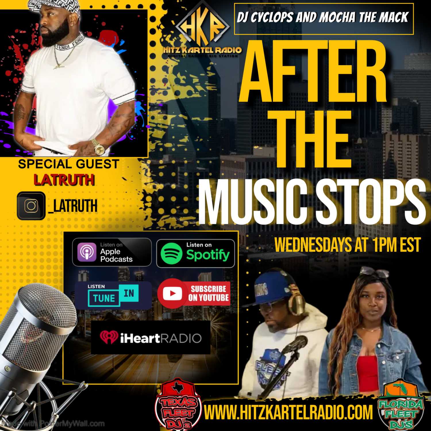 "After The Music Stops" Interview with LaTruth @_latruth by @hitzkartelradio