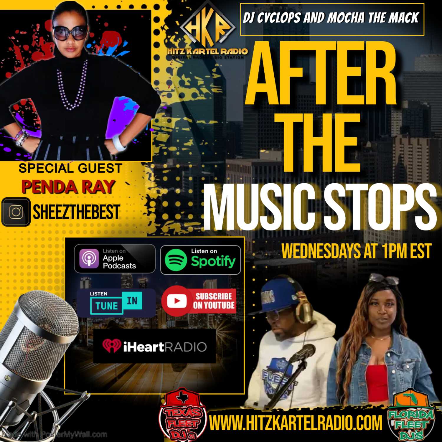 "After The Music Stops" interview with Gospel Recording Artist PENDA RAY @sheezthebest