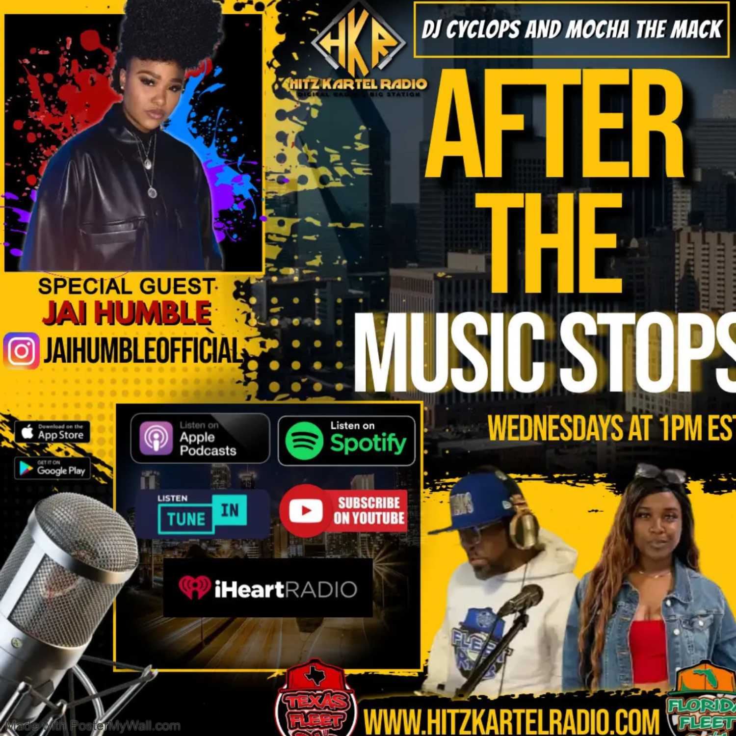 "After The Music Stops" interview with Jai Humble @jaihumbleofficial by @hitzkartelradio