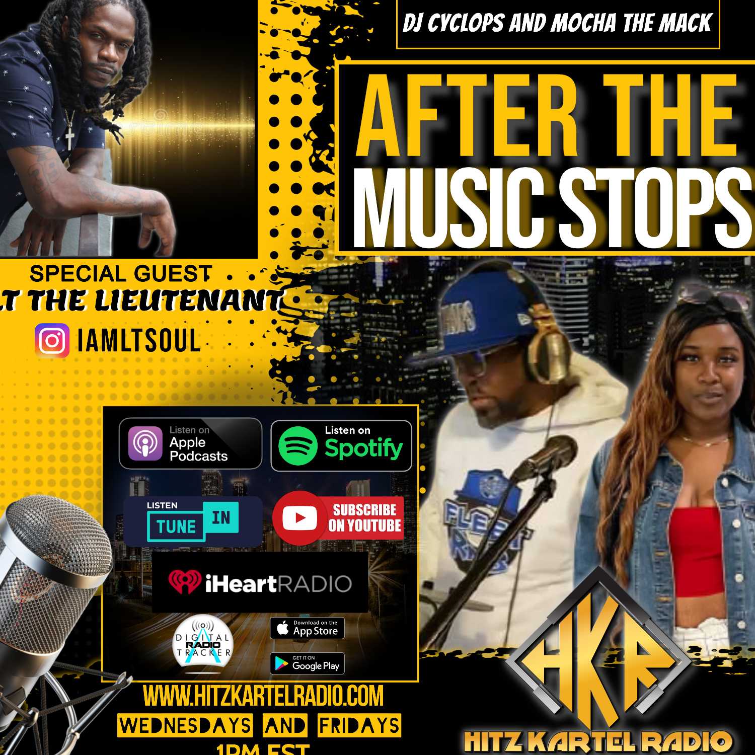 "After The Music Stops" interview with LT Soul @iamltsoul on @hitzkartelradio