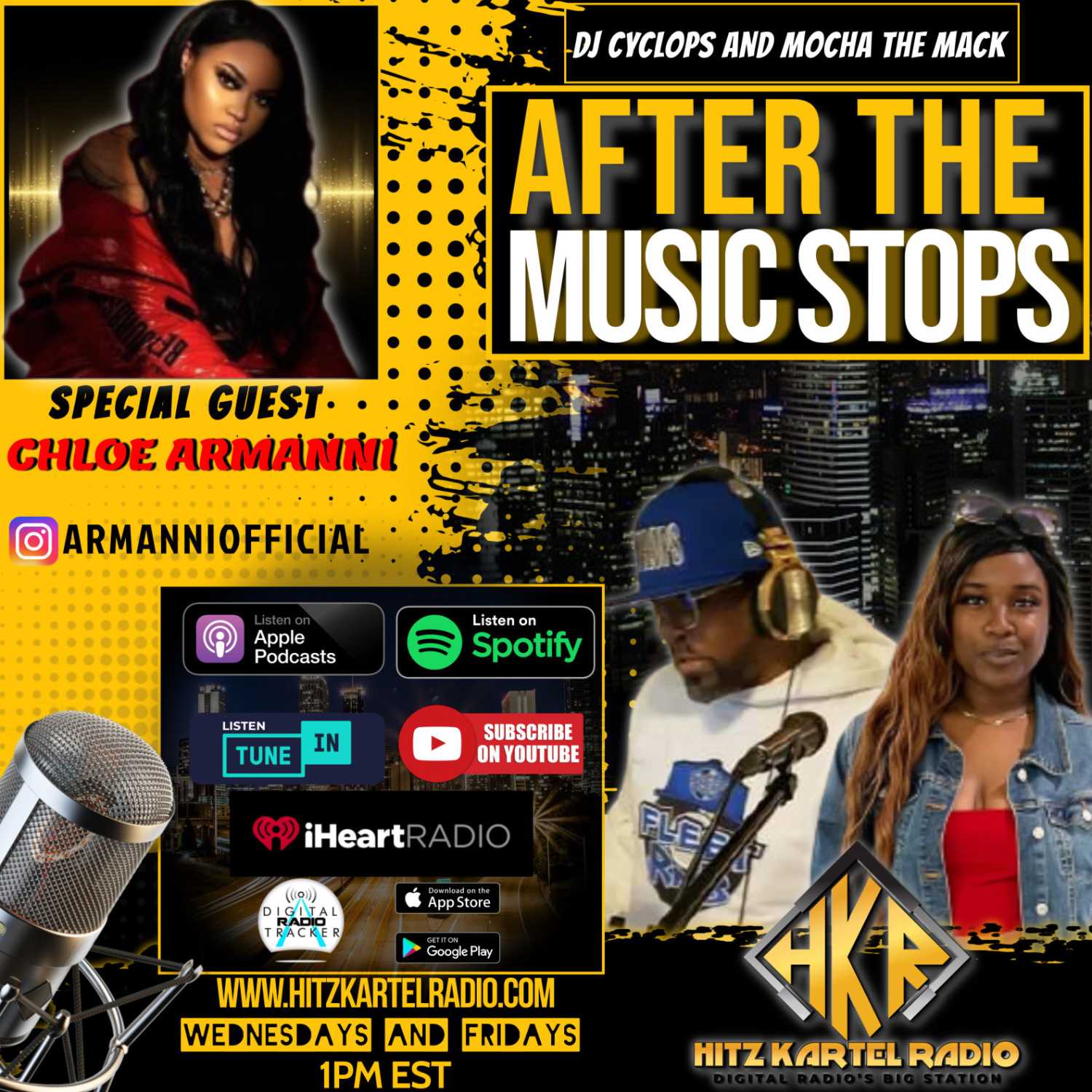 "After The Music Stops" interview with Chloe Armanni @armanniofficial