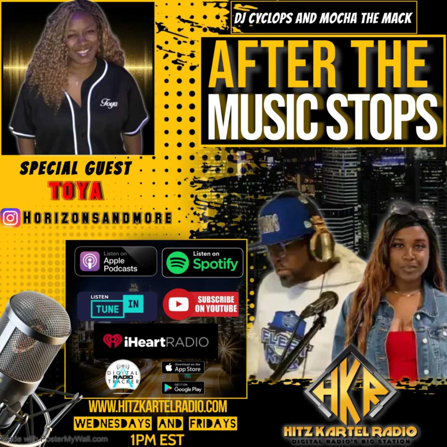 "After The Music Stops" interview with Toya owner of Horizons And More @horizonsandmore
