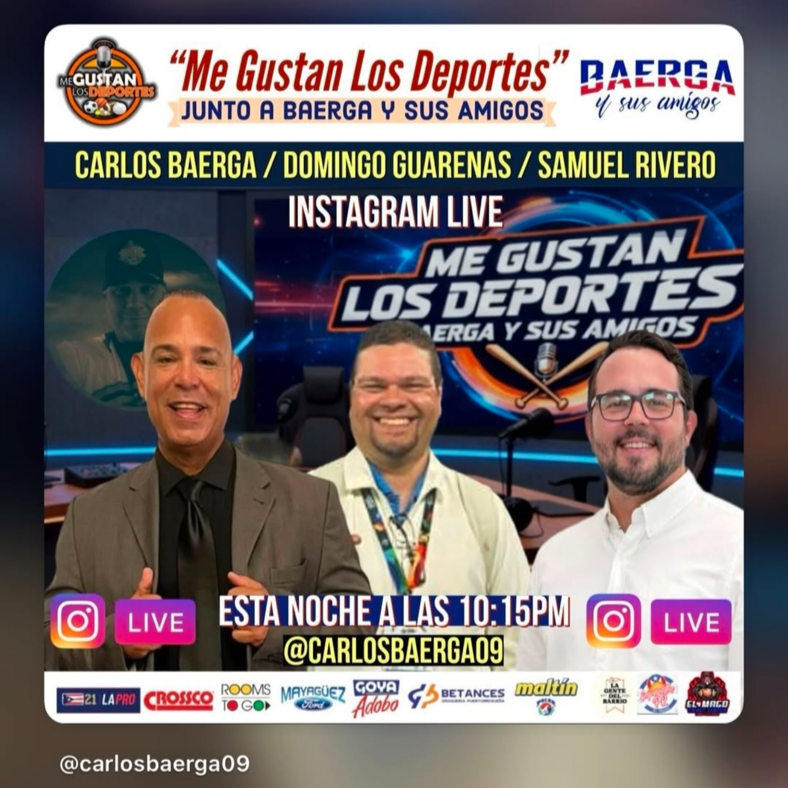 Me Gustan los Deportes con Carlos Baerga - Comienzo de temporada MLB y picks de cada división - 25/03/2026 episode artwork
