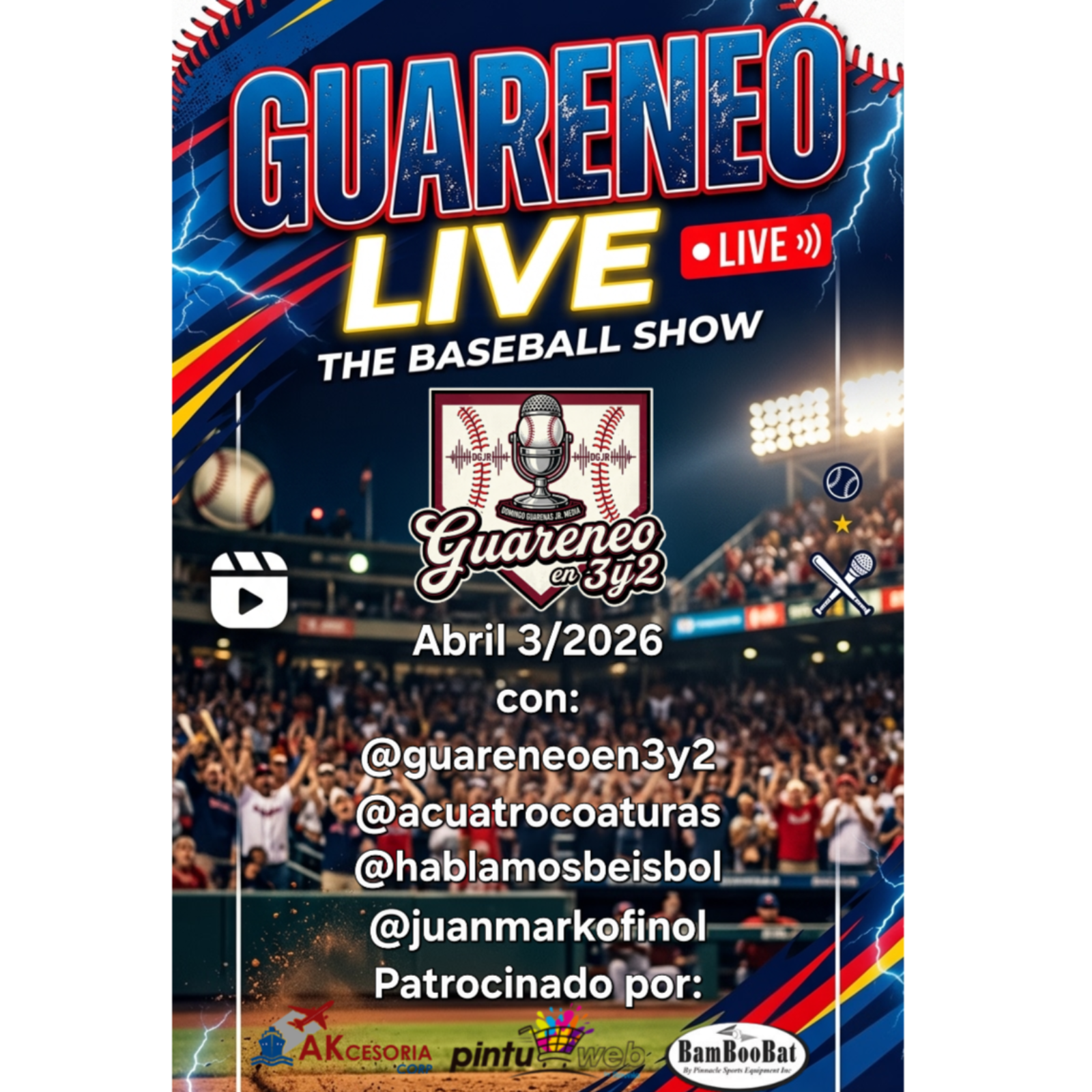 Guareneo Live - MLB comienzo de la temporada, ABS Challenges, datos cibernéticos y más... episode artwork