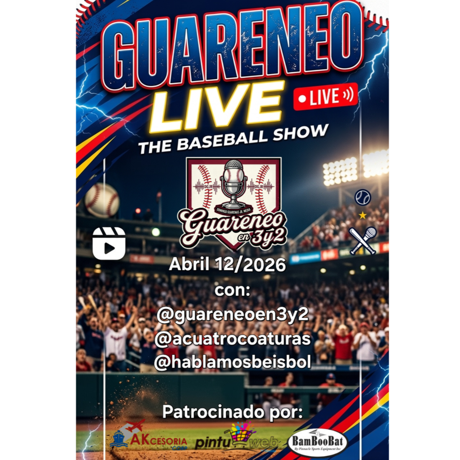 Guareneo Live - MLB - Lesiones, paridad de las divisiones, contratos a novatos y la presión, city connects y mucho mas más... episode artwork