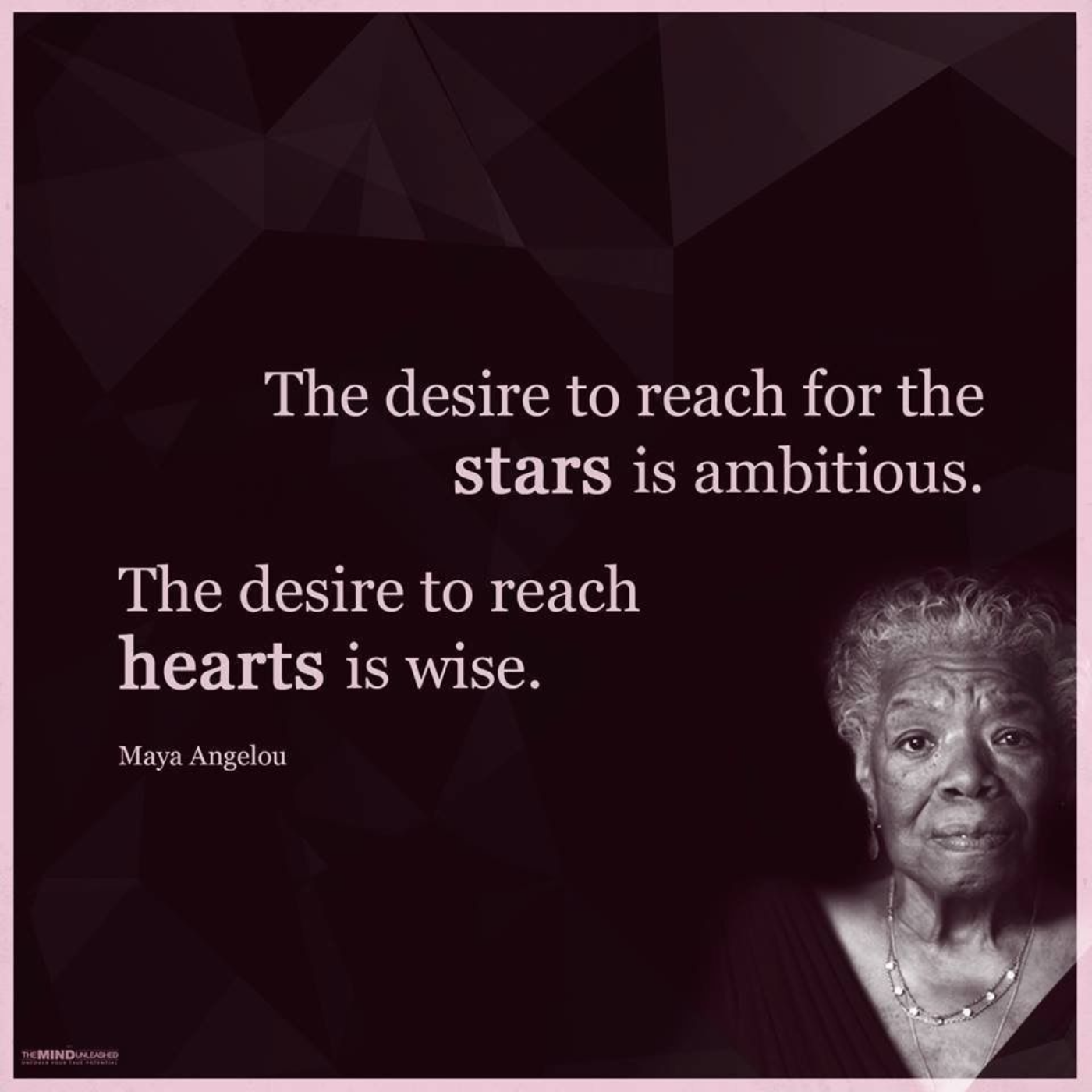 “When someone shows you who they are, believe them the first time.”