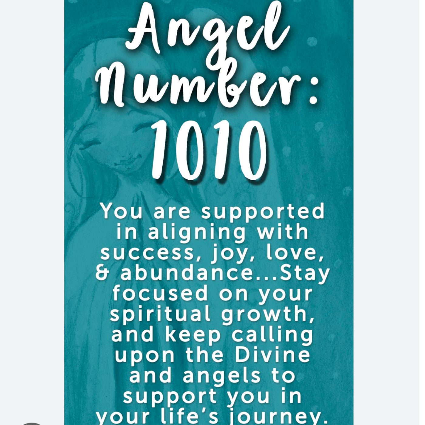 Angel Number 1010 🕊️🙏🌸🙏🪽💫♾️