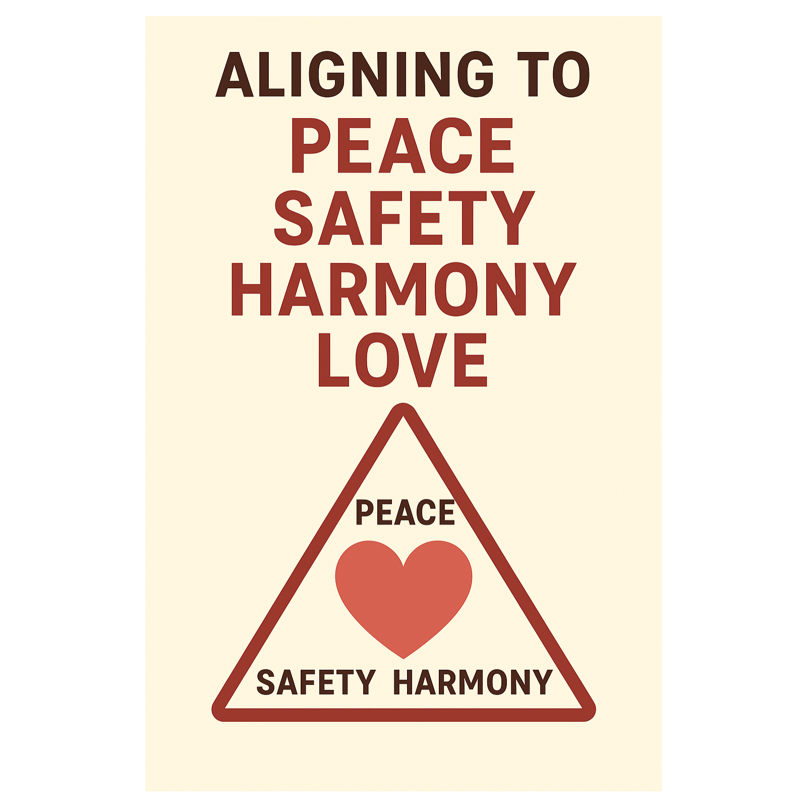 Orderly Love and Peace 