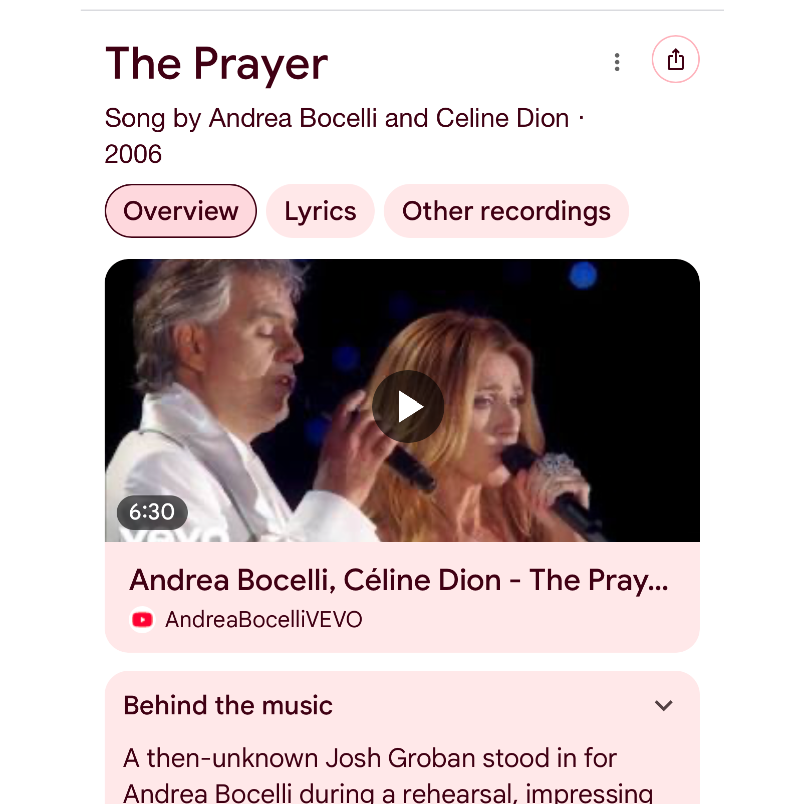 The Prayer 