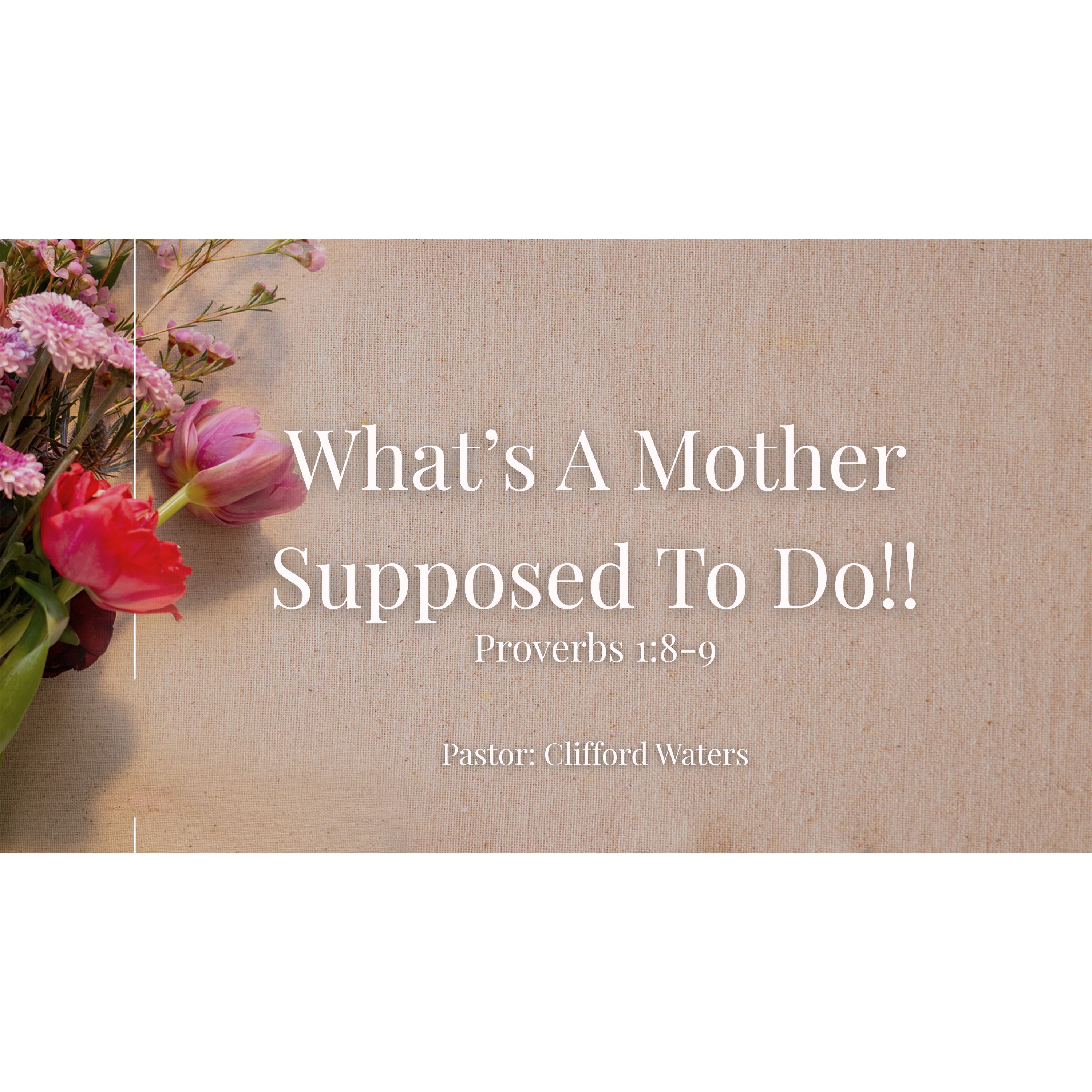 What's A Mother Supposed To Do!! episode artwork