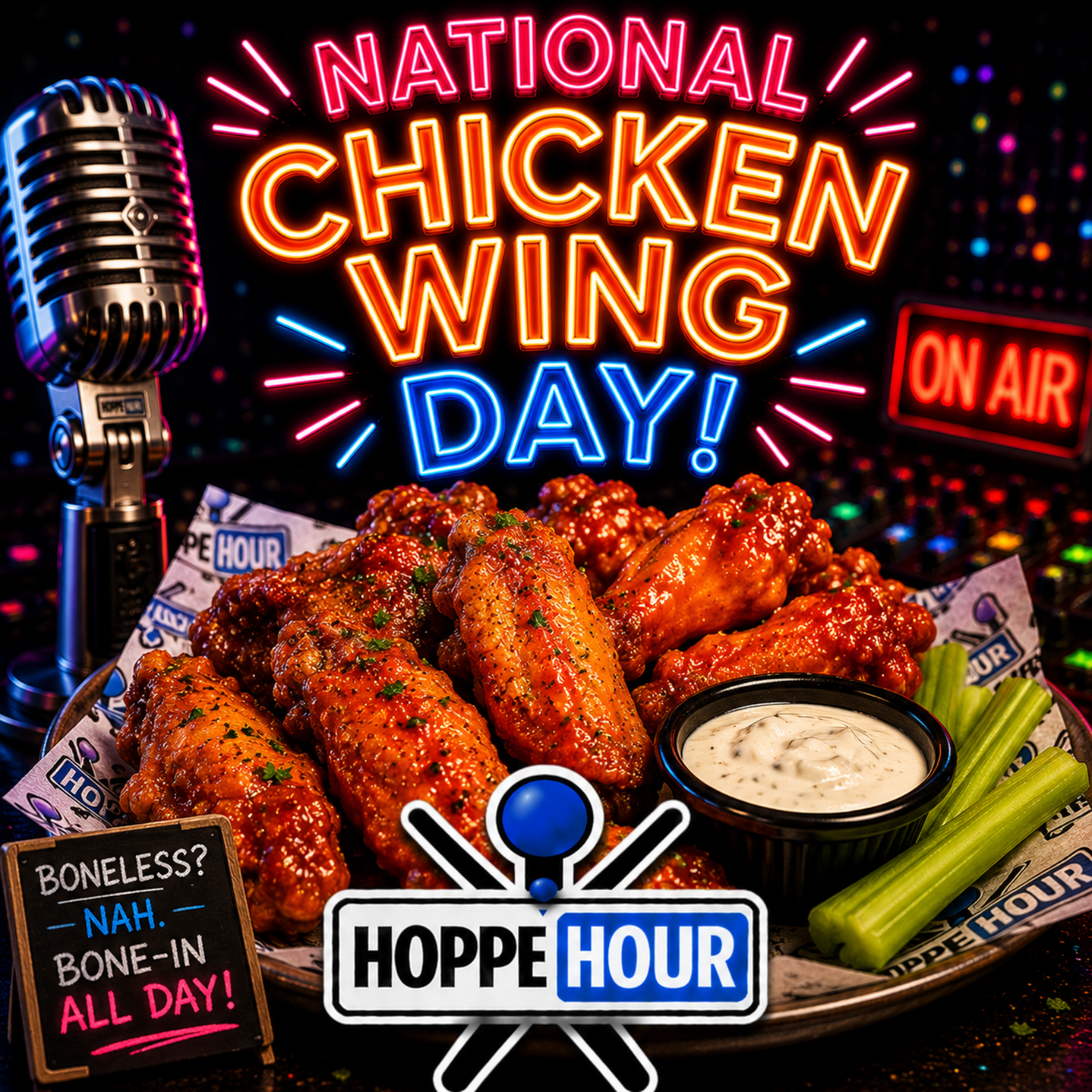 National Chicken WAAAANNGGG Day! (Hoppe Hour With Ryan Hoppe: 7.29.26)