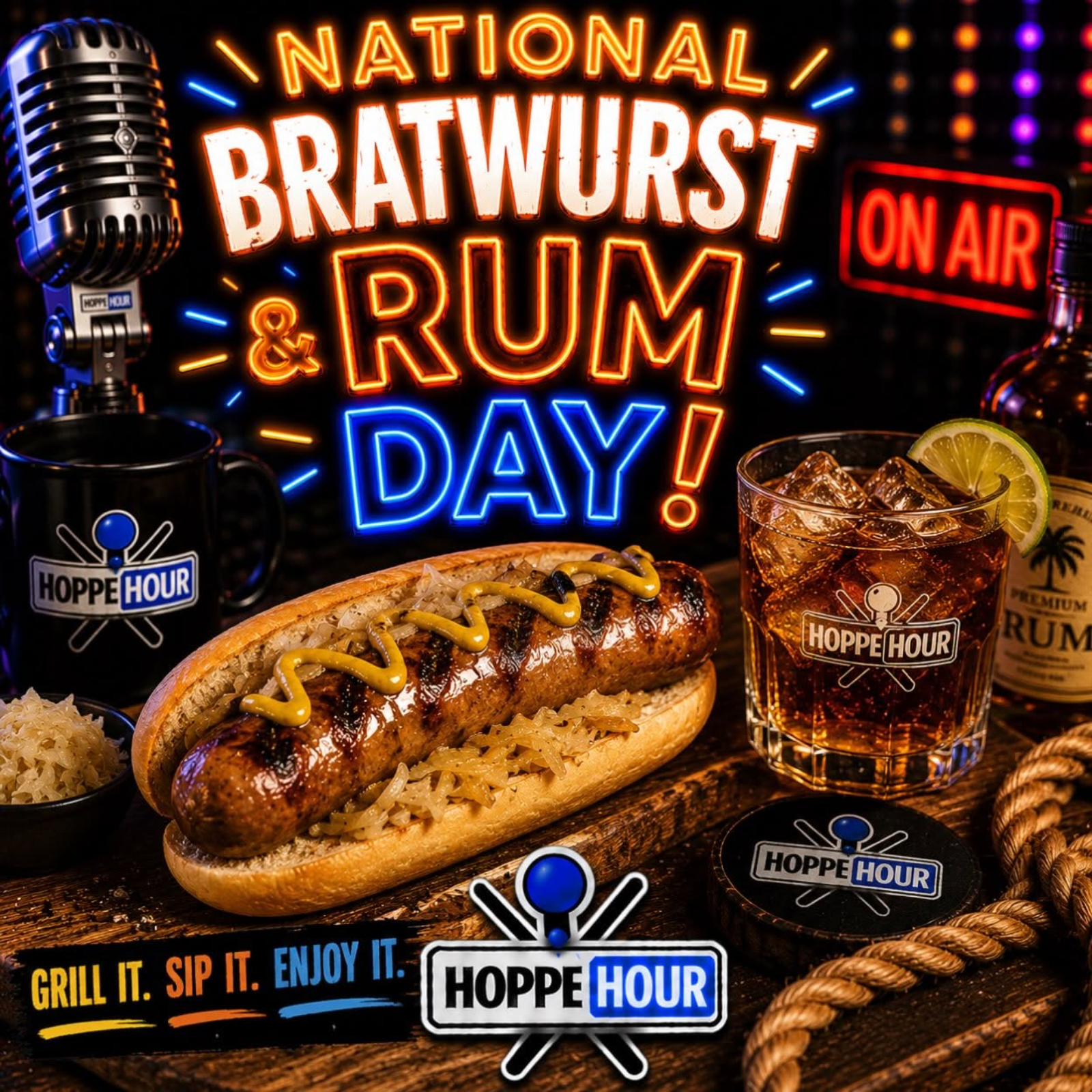 National Bratwurst Day! (Hoppe Hour With Ryan Hoppe: 8.17.26)