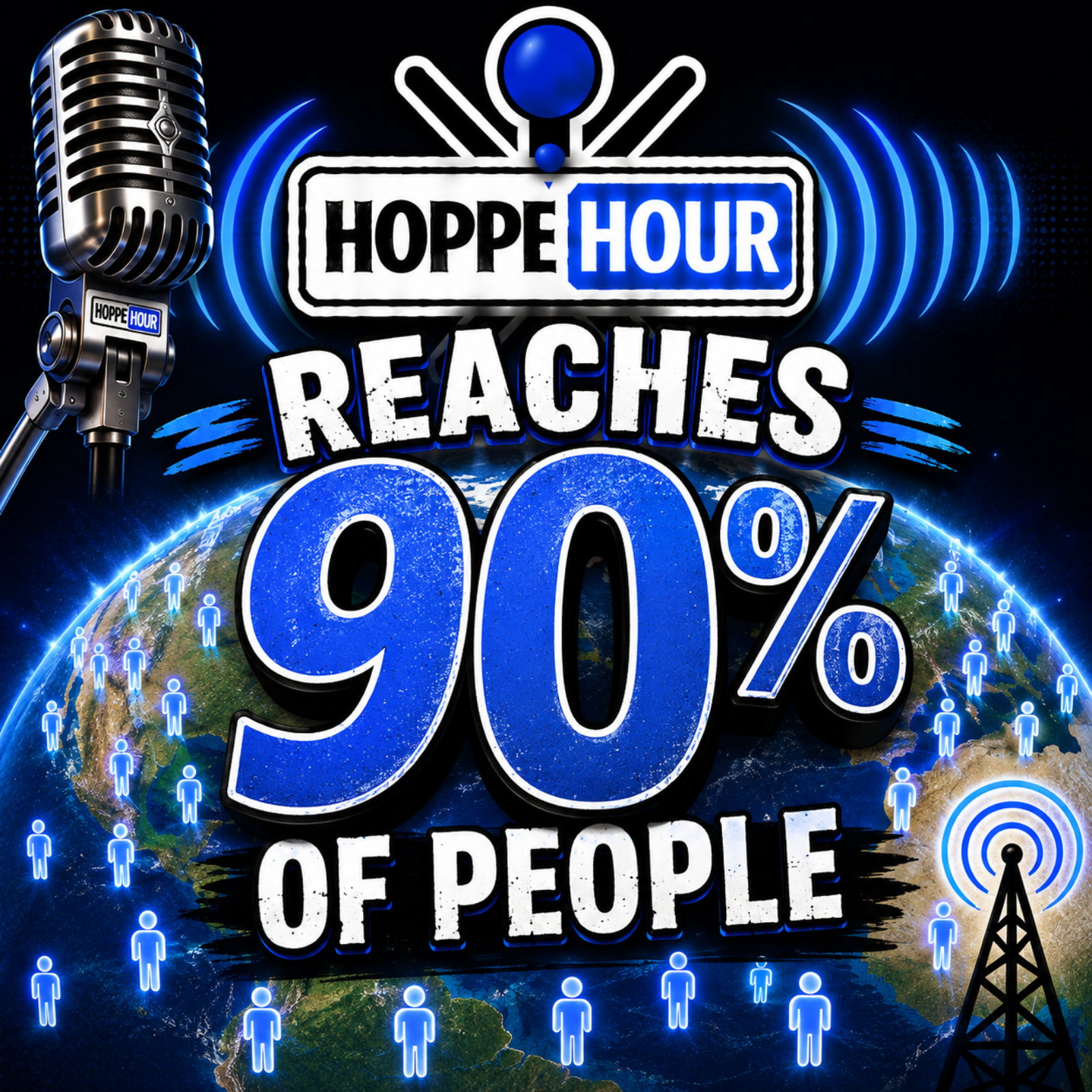 Hoppe Hour Reaches 90% Of Humans (Hoppe Hour With Ryan Hoppe: 8.21.26)