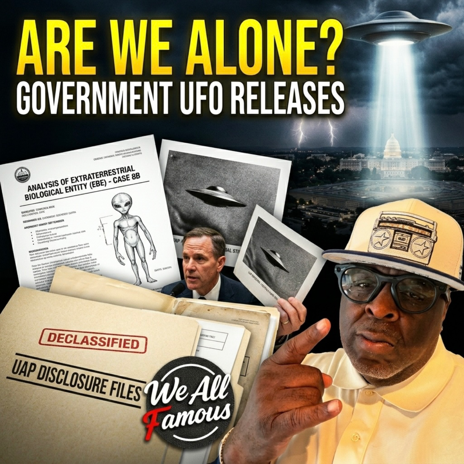 Are We Alone? Government UFO Releases …WE GOT QUESTIONS! episode artwork