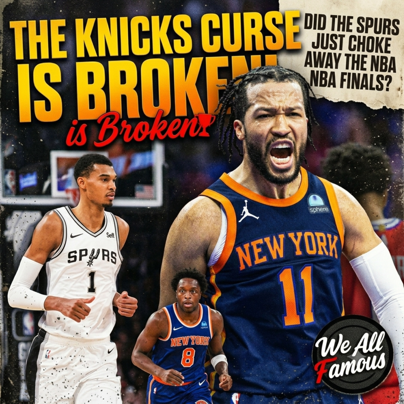 The Knicks Curse Is BROKEN! 🏆 Did The Spurs Just Choke Away The NBA Finals? episode artwork