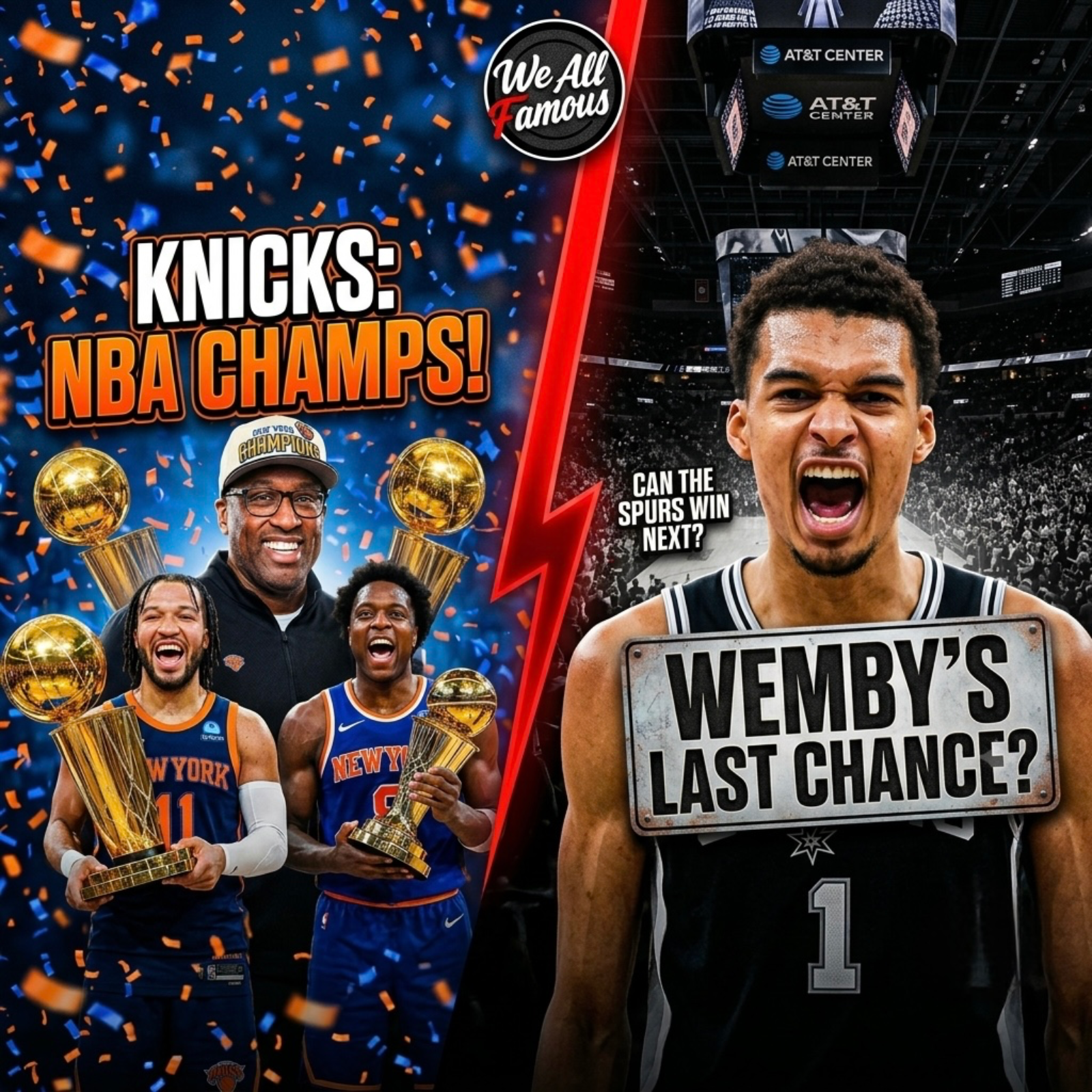 KNICKS WIN THE TITLE! But Did Wemby Just Waste His Best Shot? episode artwork