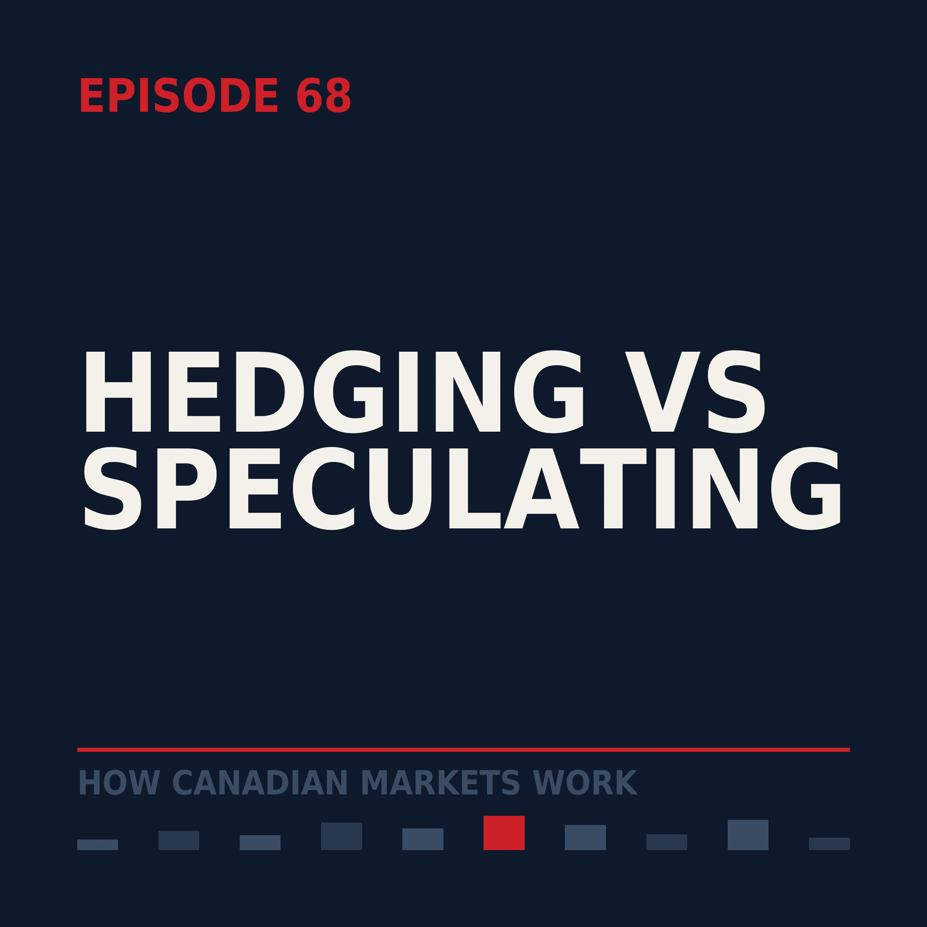 Episode 68: Hedging vs Speculating (The Meaning of the Trade) episode artwork