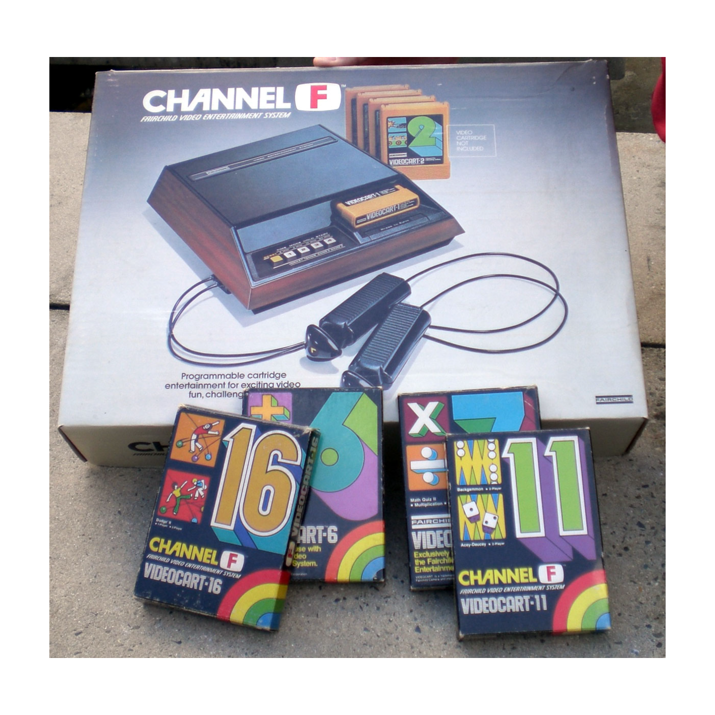 Fairchild Channel F First Cartridge System and Game Coding