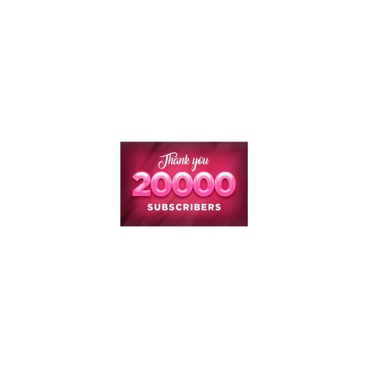 I made it to 20,000 Subscribers on my YouTube Channel