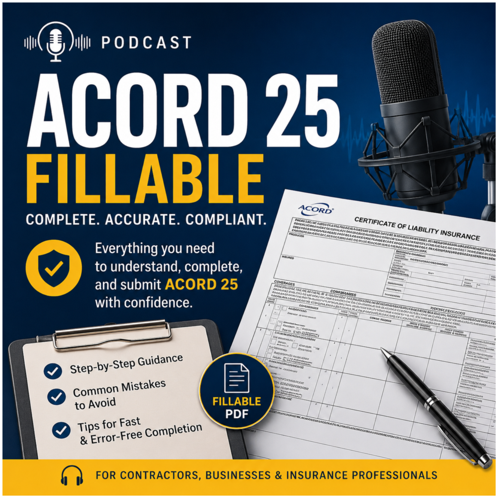 How to Complete an ACORD 25 Certificate of Liability Insurance