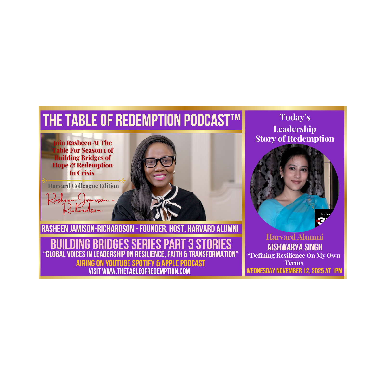 Ep. 16 - Building Bridges Part 3 Global Voice from Nepal: Aishwarya Singh's Leadership Story of Redemption episode artwork