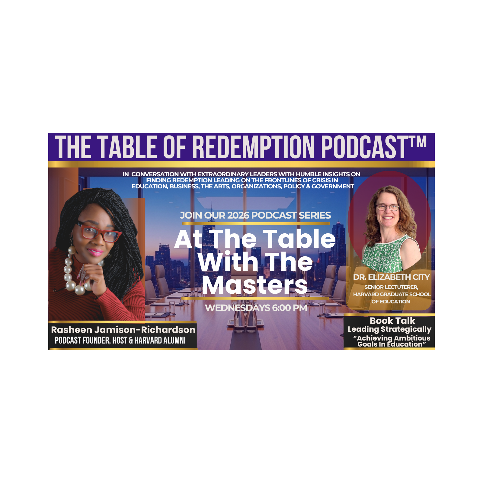 At The Table With The Masters: Book Talk with Dr. Elizabeth City On Leading Strategically episode artwork
