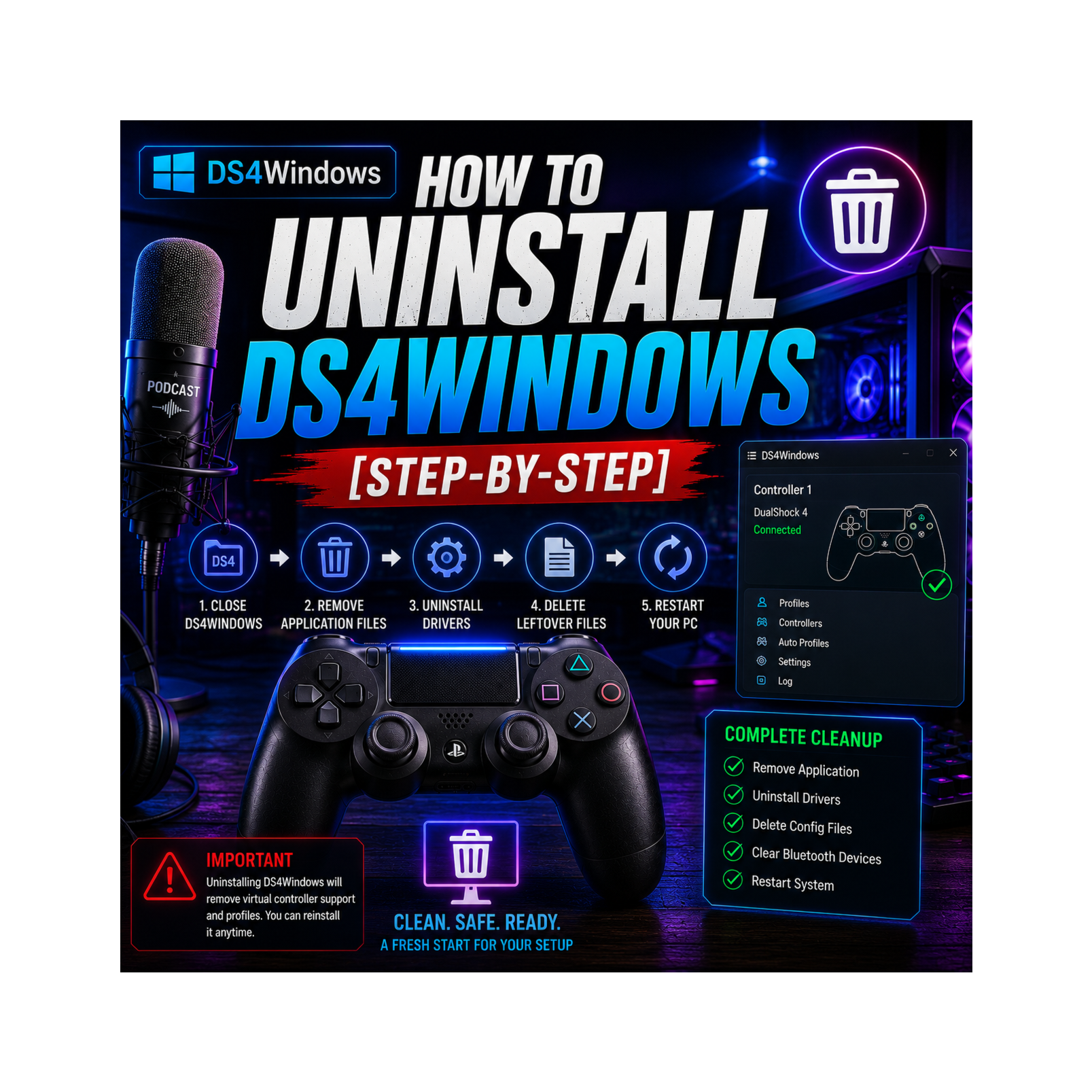 How to Uninstall DS4Windows [Step-by-Step]