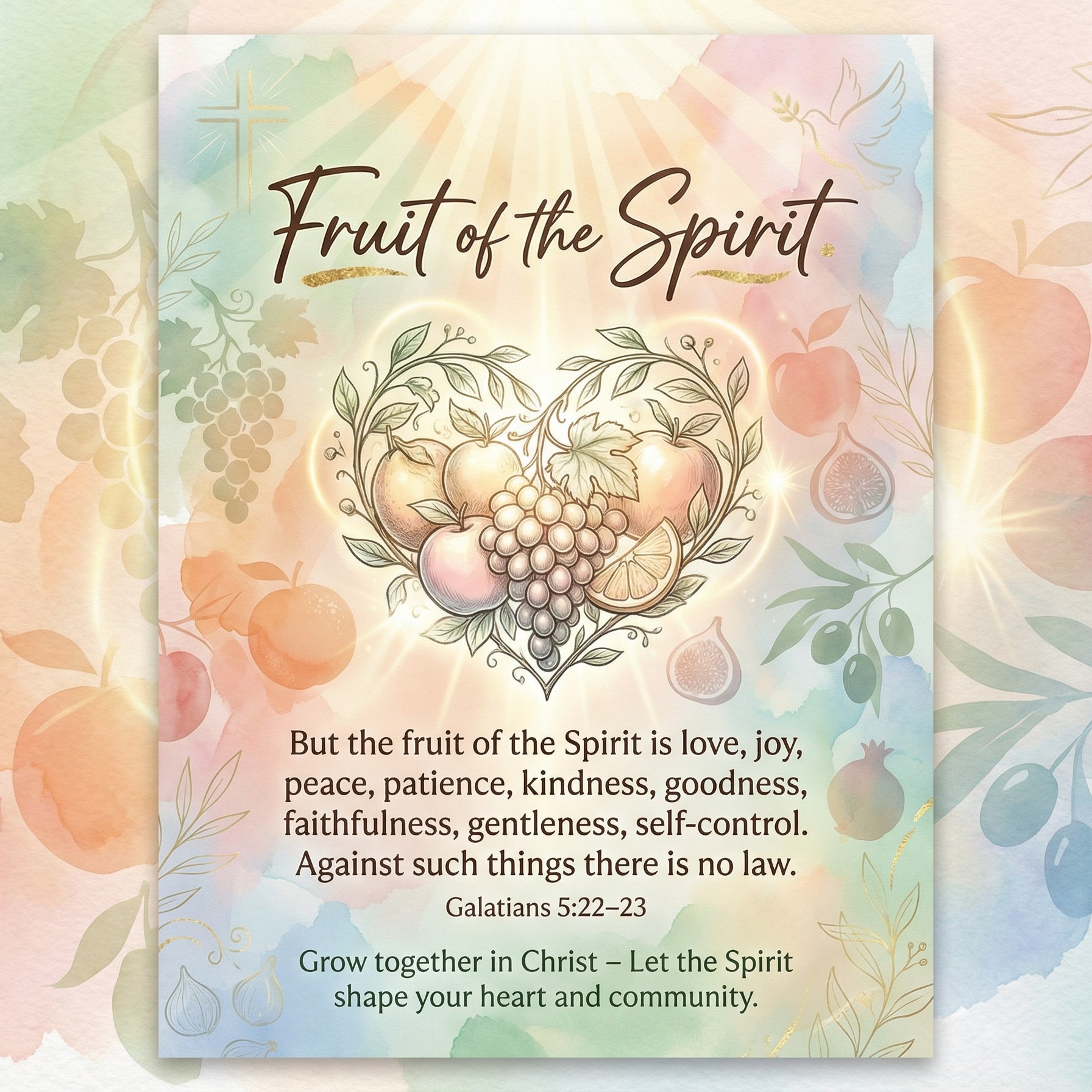 The Fruit of the Spirit | A Christian Devotional (Galatians 5:22–23) episode artwork