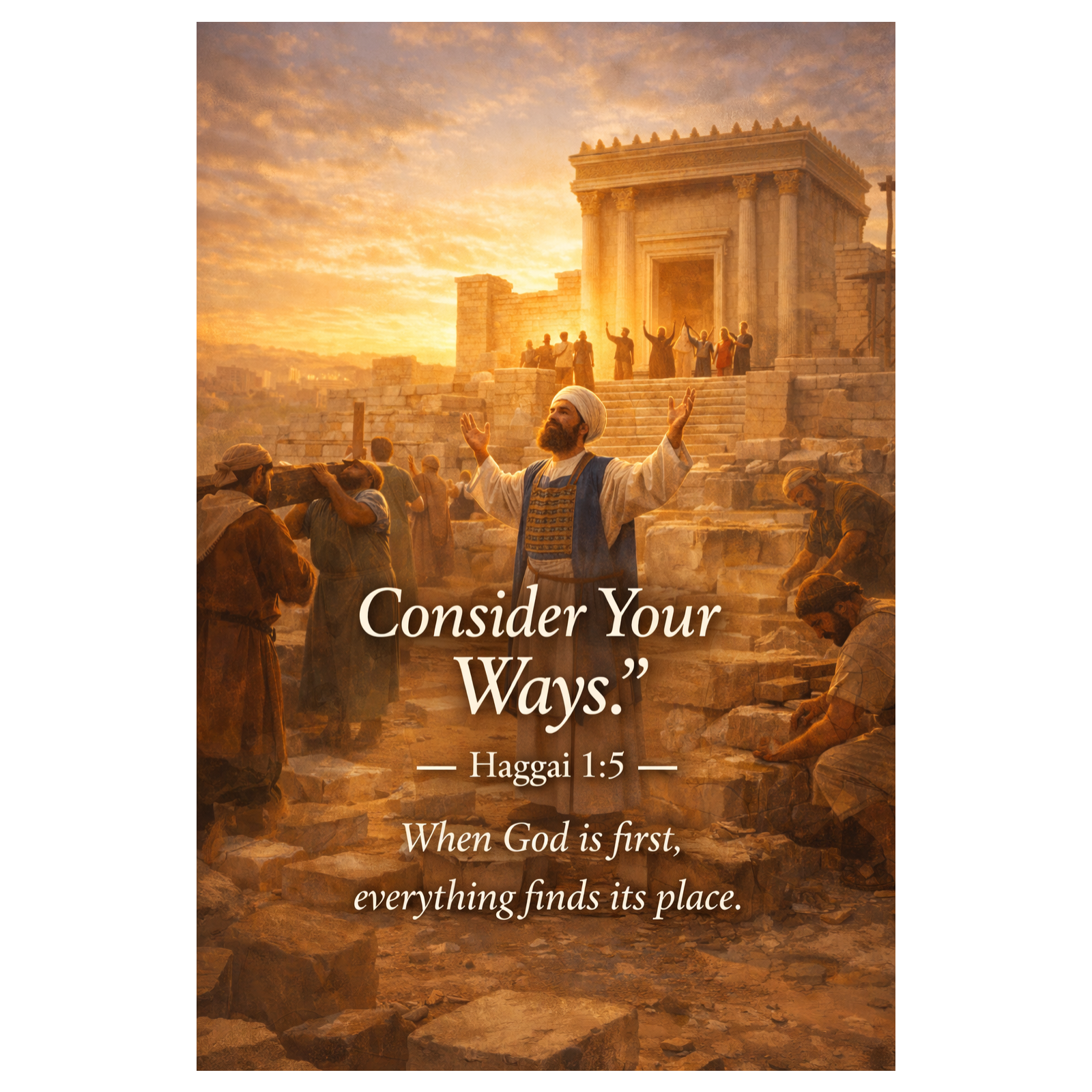 Consider Your Ways | Haggai 1:5 | Put God First episode artwork