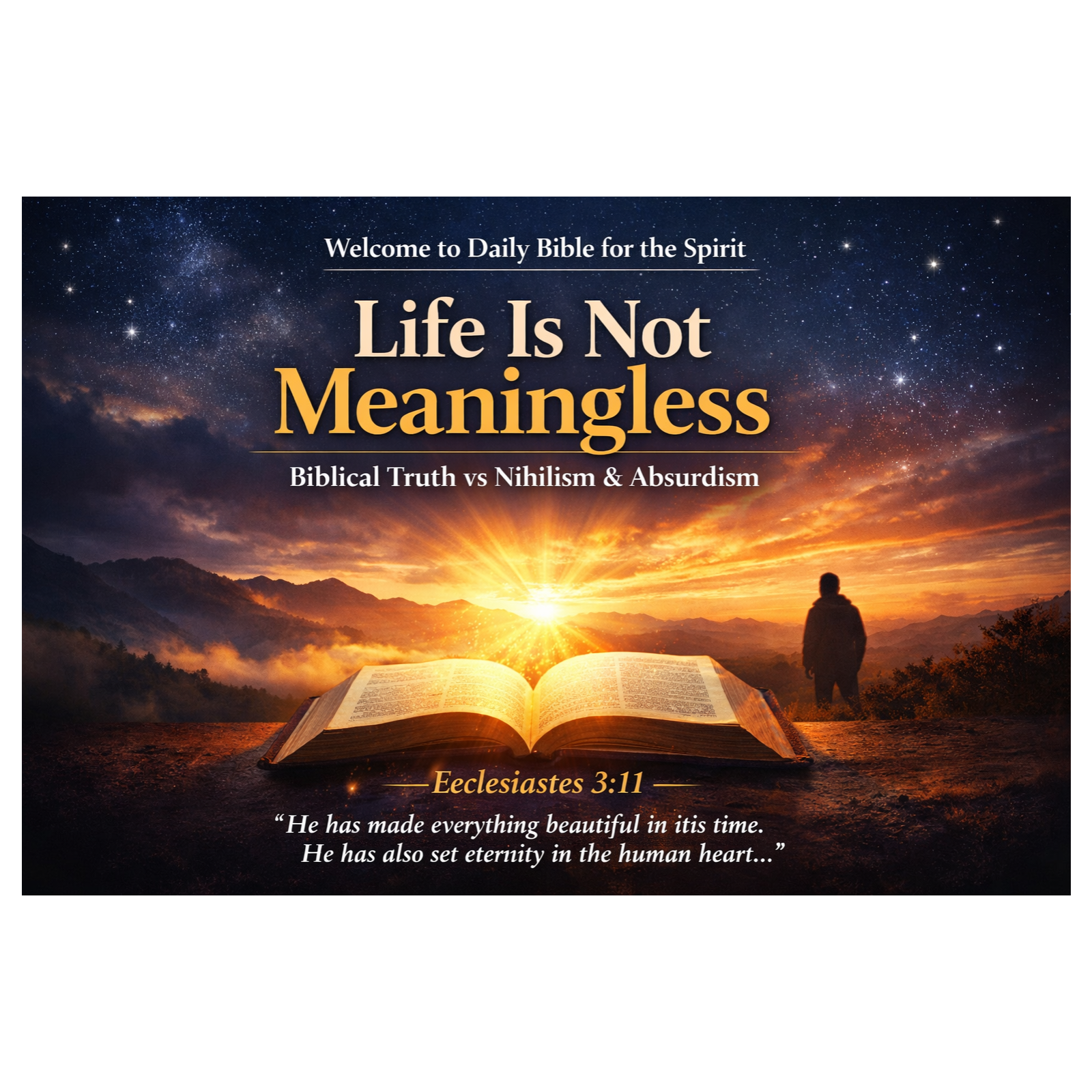 Life Is Not Meaningless | Biblical Truth vs Nihilism & Absurdism (Ecclesiastes 3:11) episode artwork