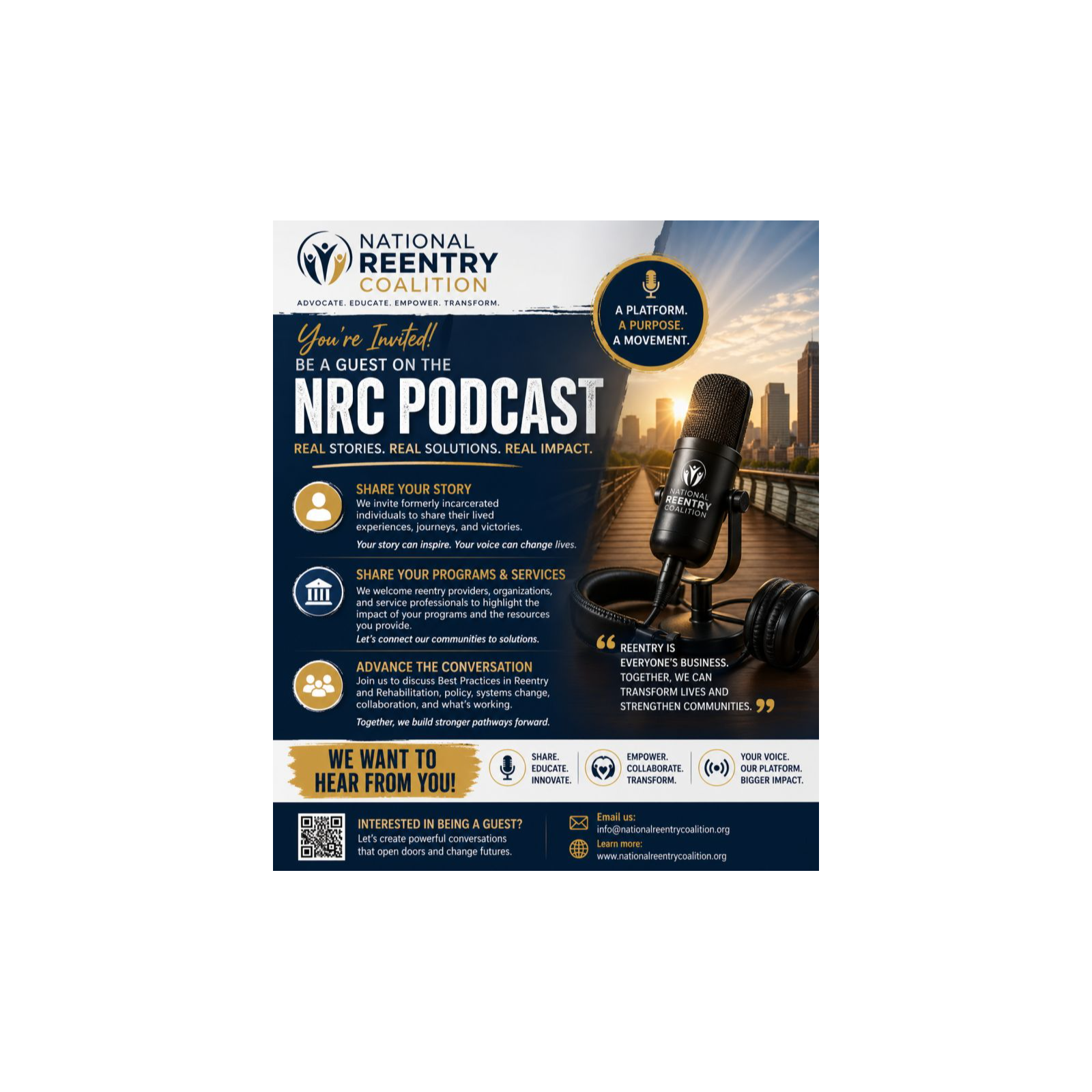 Reentry Is Everyone’s Business: Understanding Reentry: Challenges, Gaps, and Solutions episode artwork