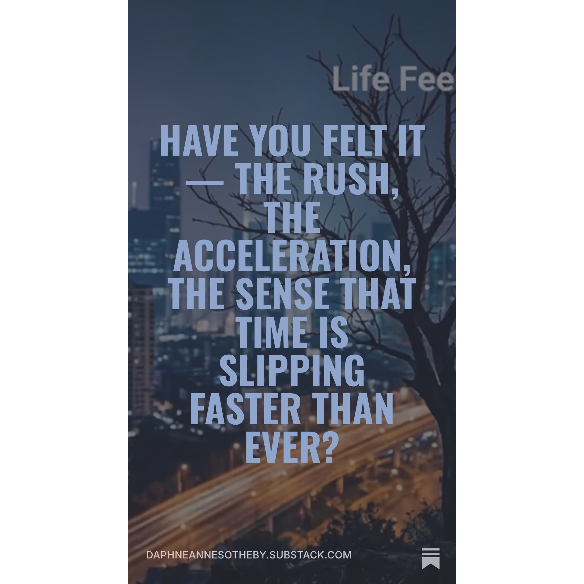 he Time Illusion Episode 1 Title: Why Life Feels Like It’s Speeding Up episode artwork