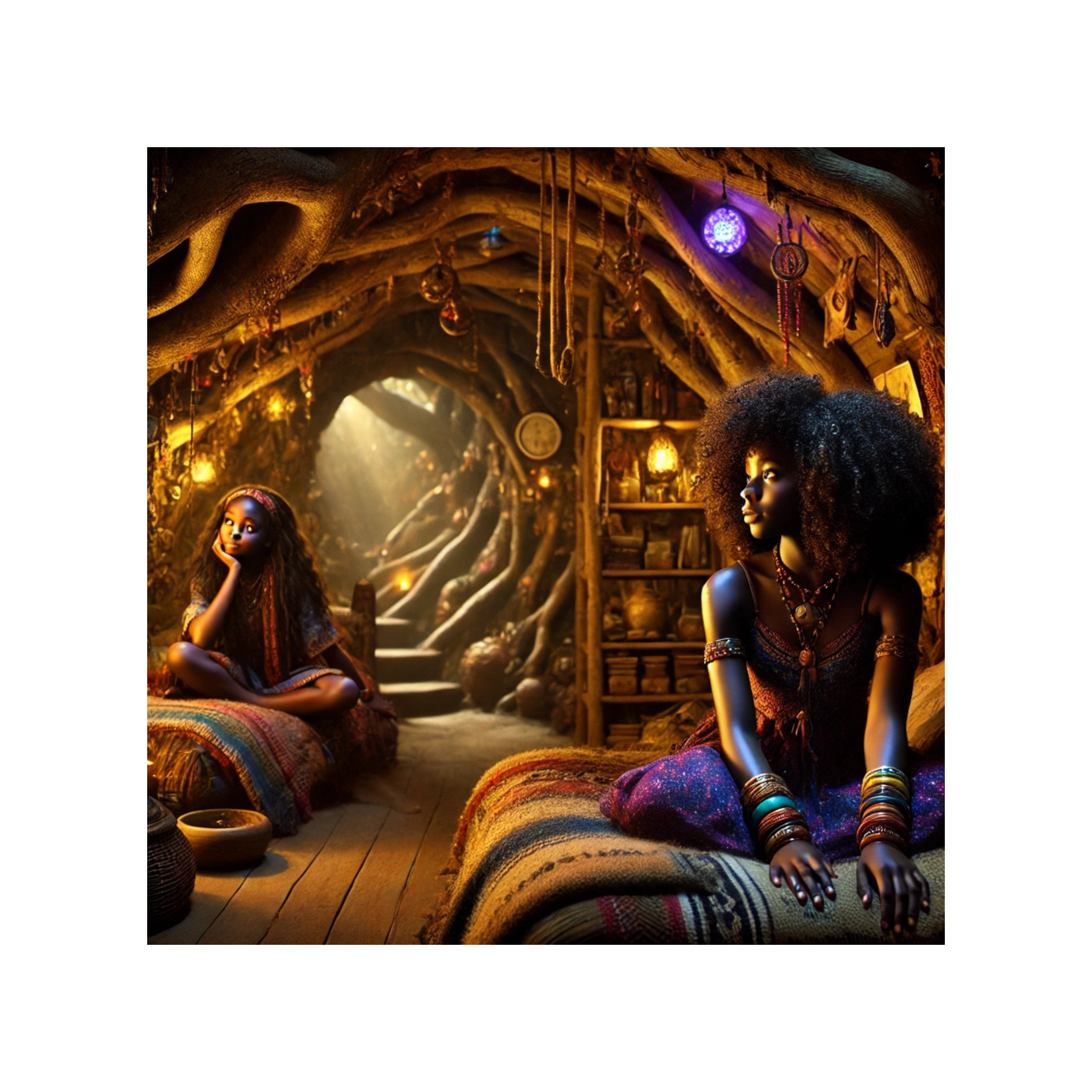 Solène Laga at the school of Voodoo