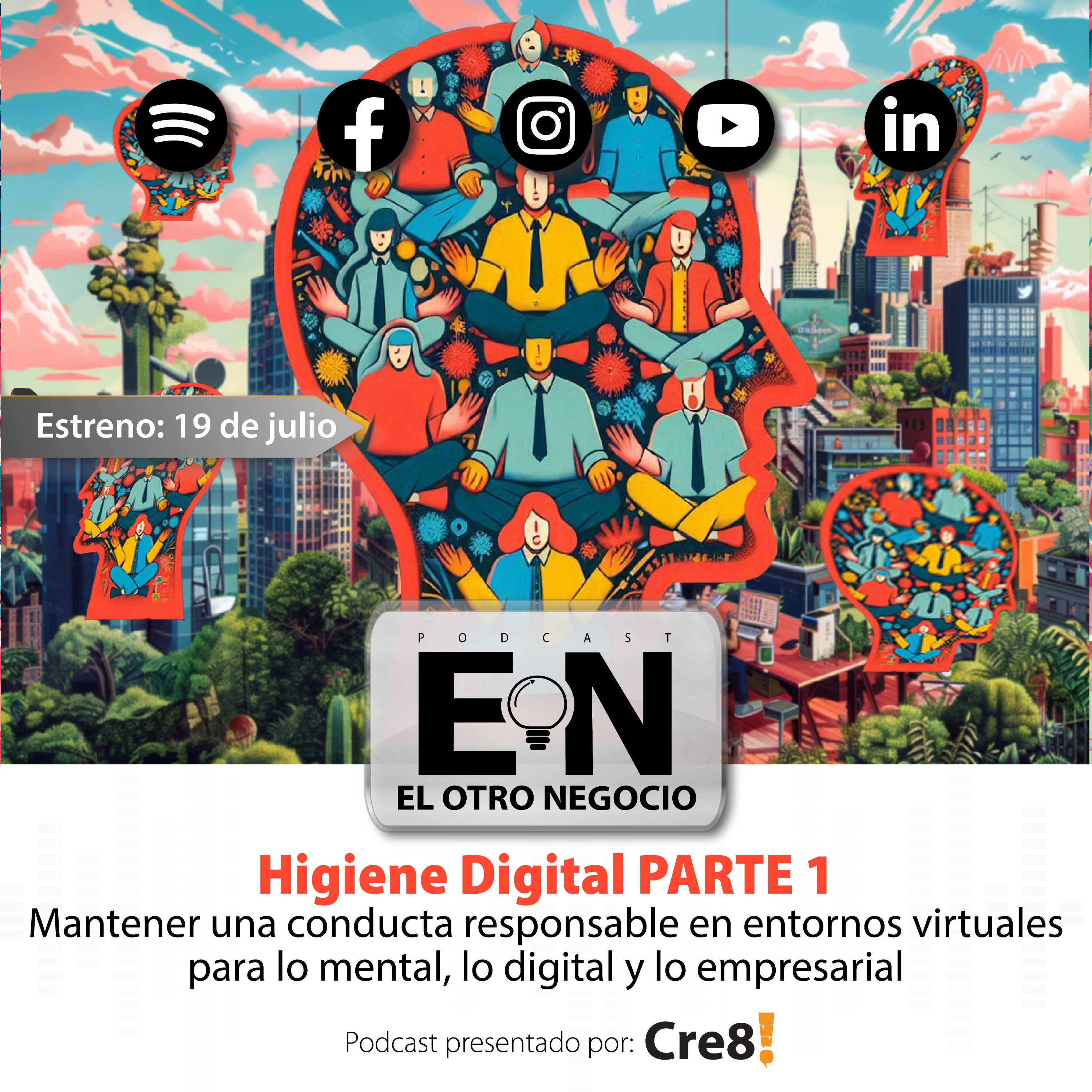 Higiene Digital: Mantener una conducta responsable en entornos virtuales para lo mental, lo digital y lo empresarial.