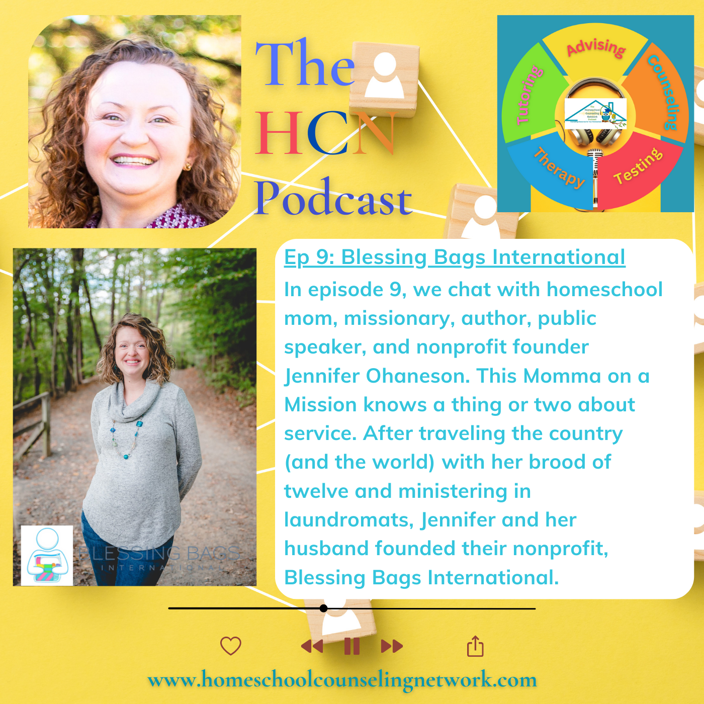 The HCN Podcast -Episode 9: Blessing Bags International Homeschools and Blesses Others All Over the World