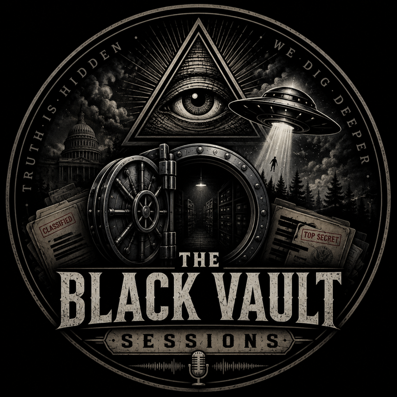 The Black Vault Sessions podcast artwork